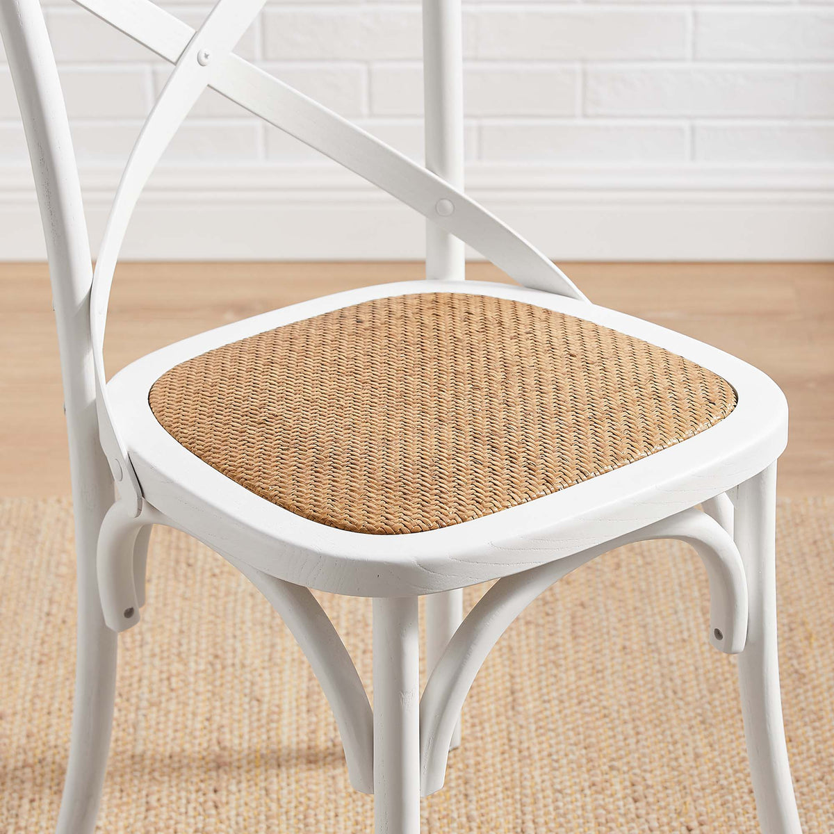 Gear Dining Side Chair, White