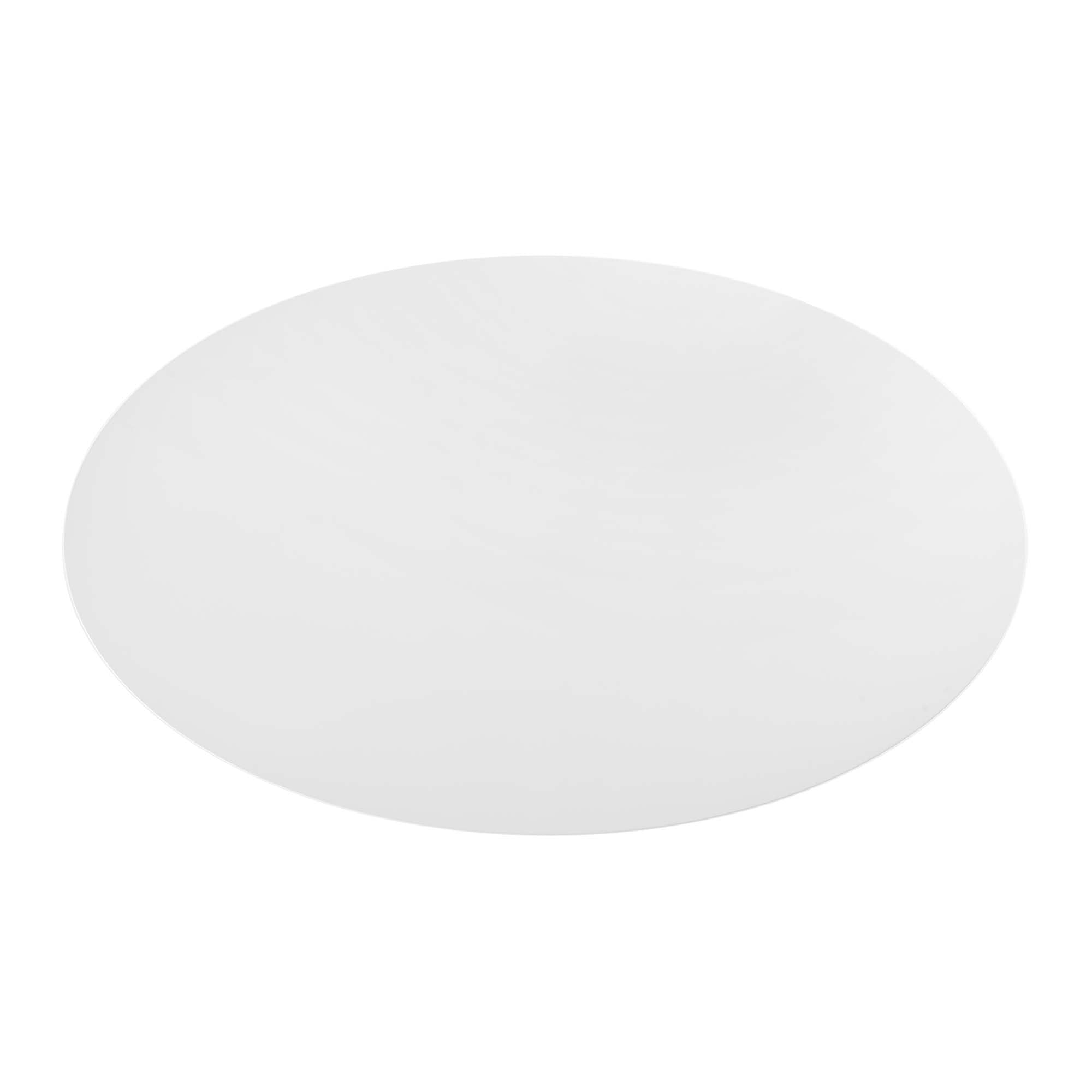 Lippa 78" Oval Wood Dining Table, White