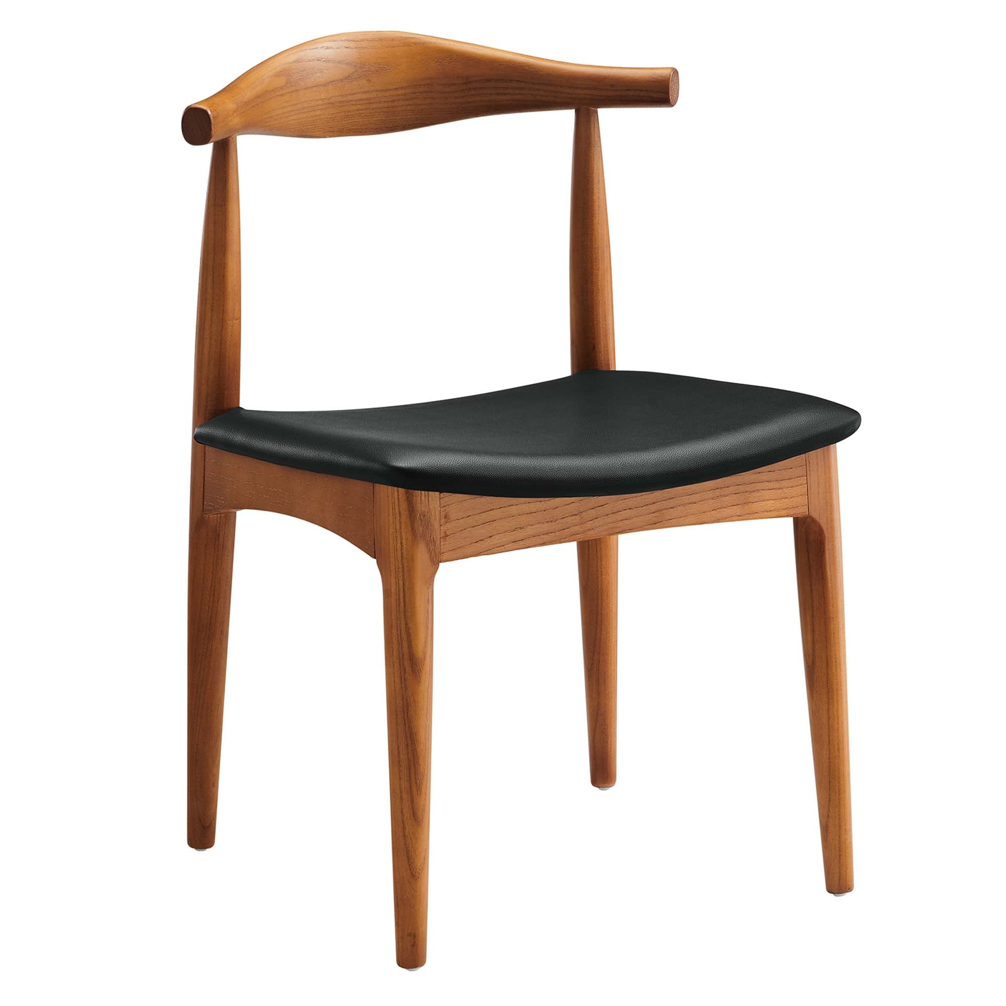Tracy Wood Dining Chairs Set of 4, Black