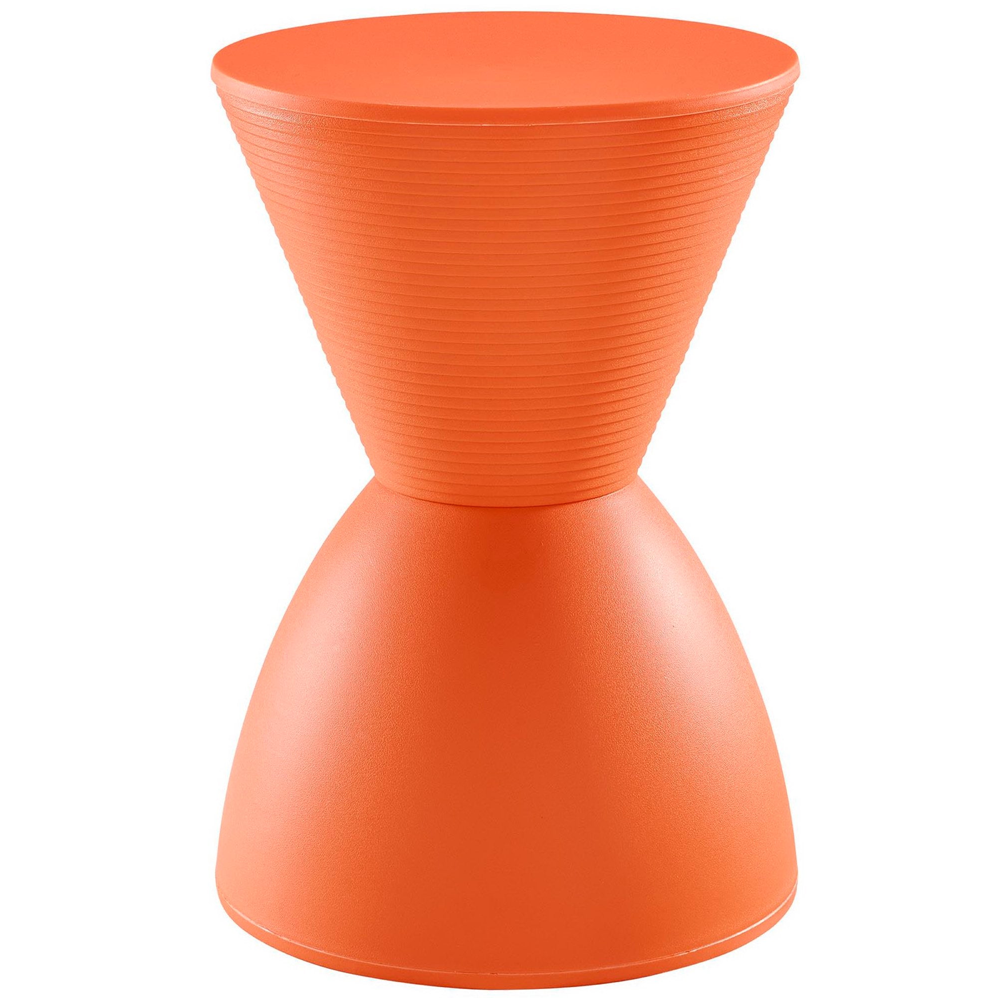 Haste Backless Stool, Orange