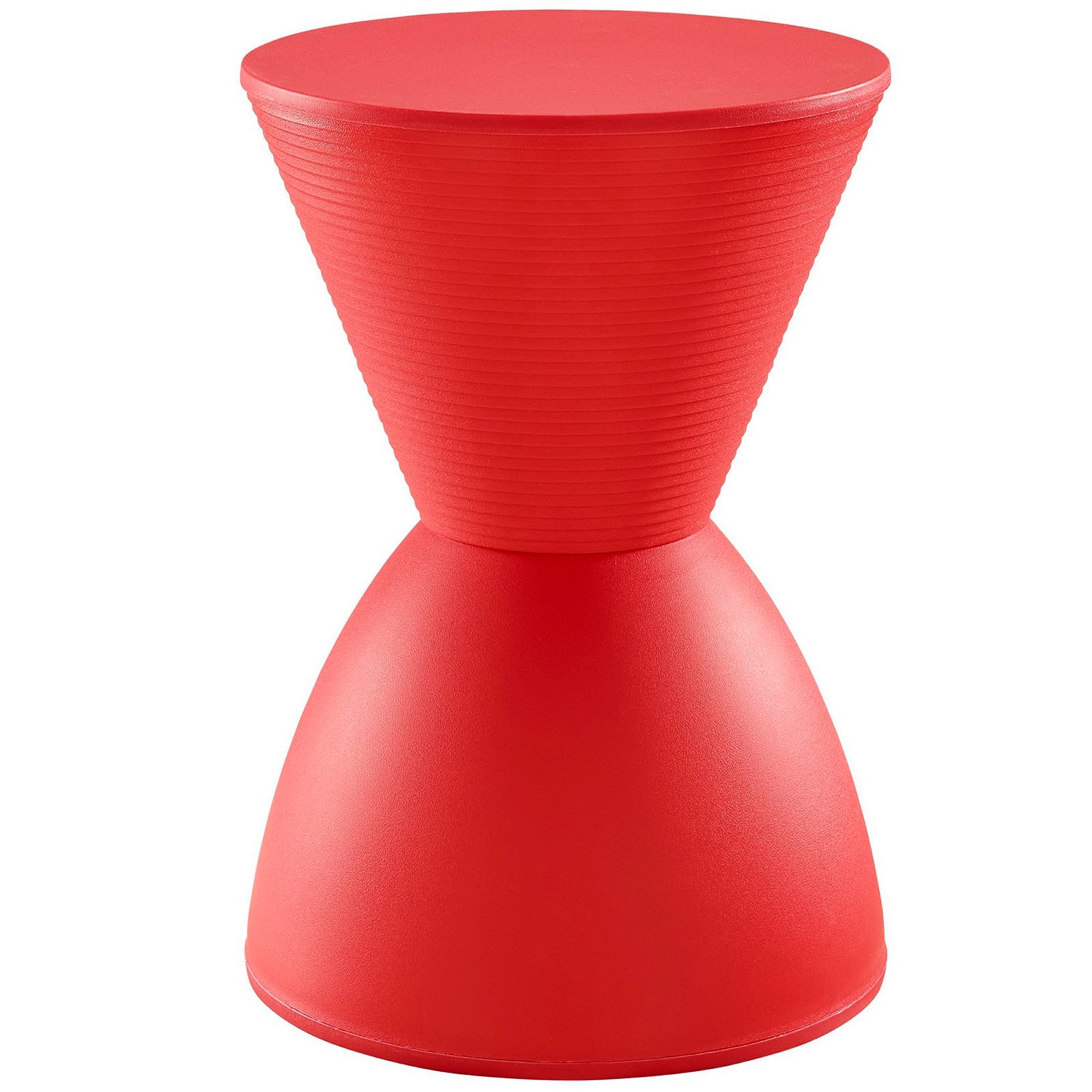 Haste Backless Stool, Red