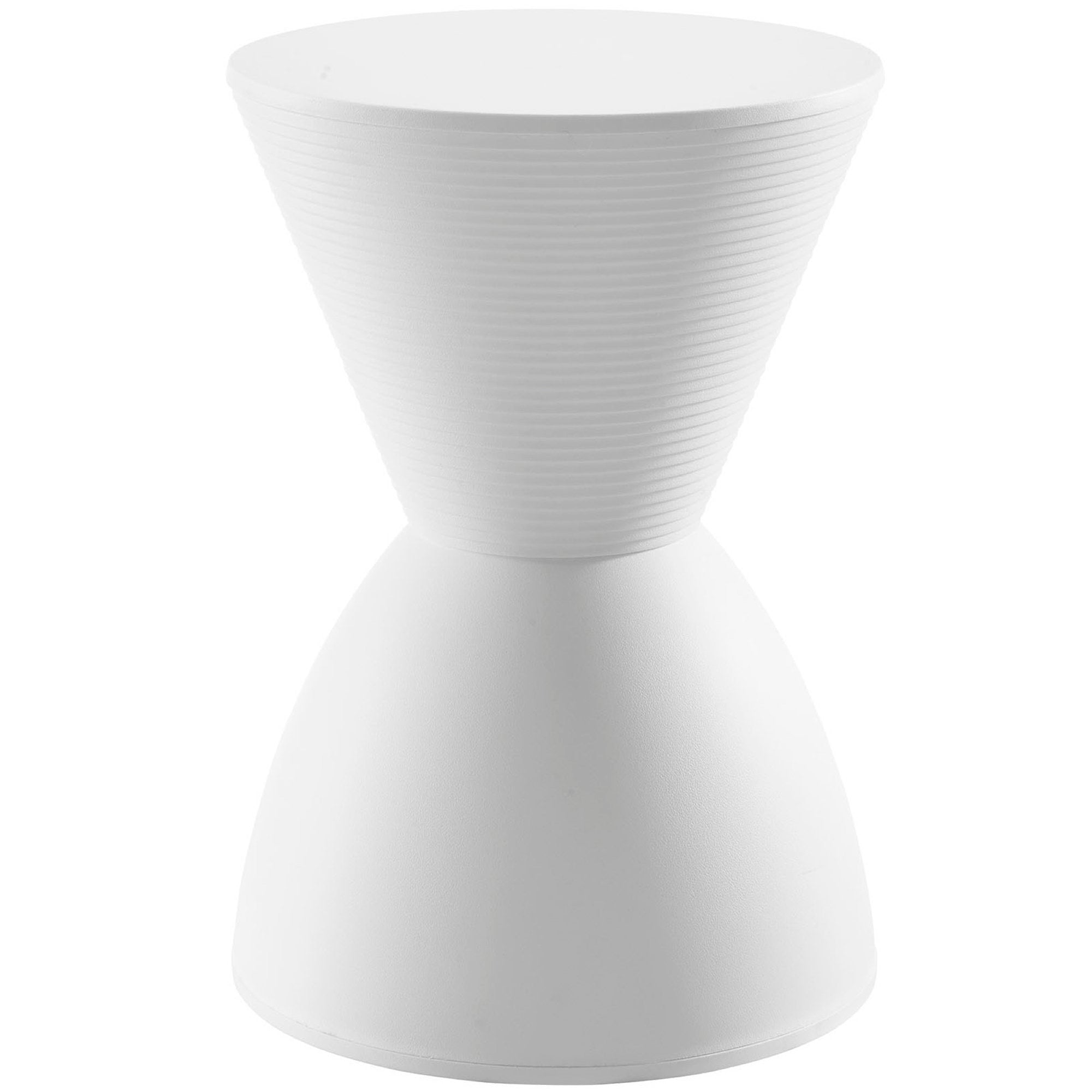 Haste Backless Stool, White
