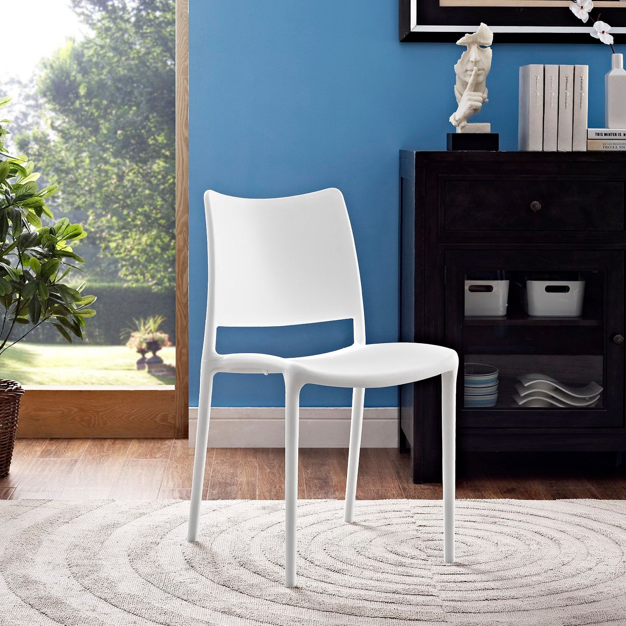 Hipster Dining Side Chair, White