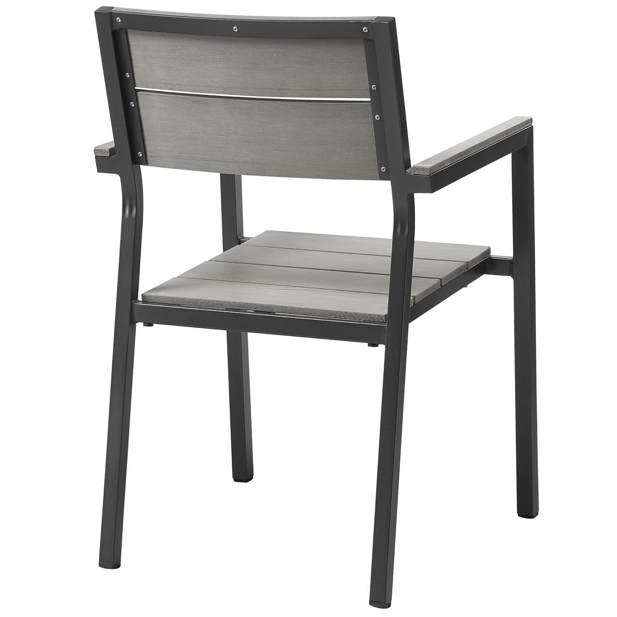 Maine 9 Piece Outdoor Patio Dining Set, Brown Gray