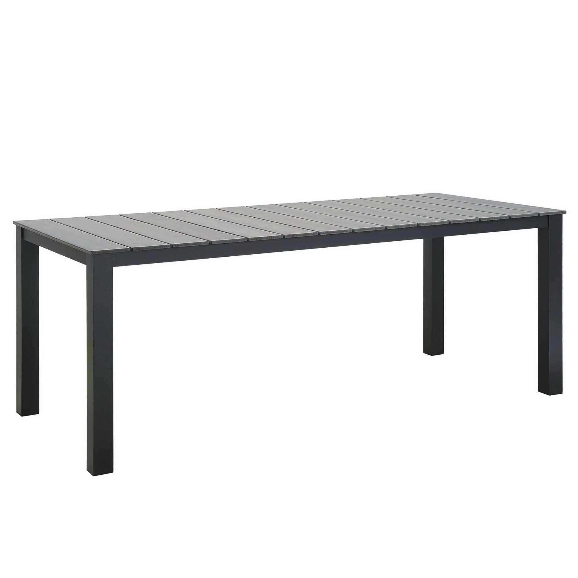 Maine 9 Piece Outdoor Patio Dining Set, Brown Gray