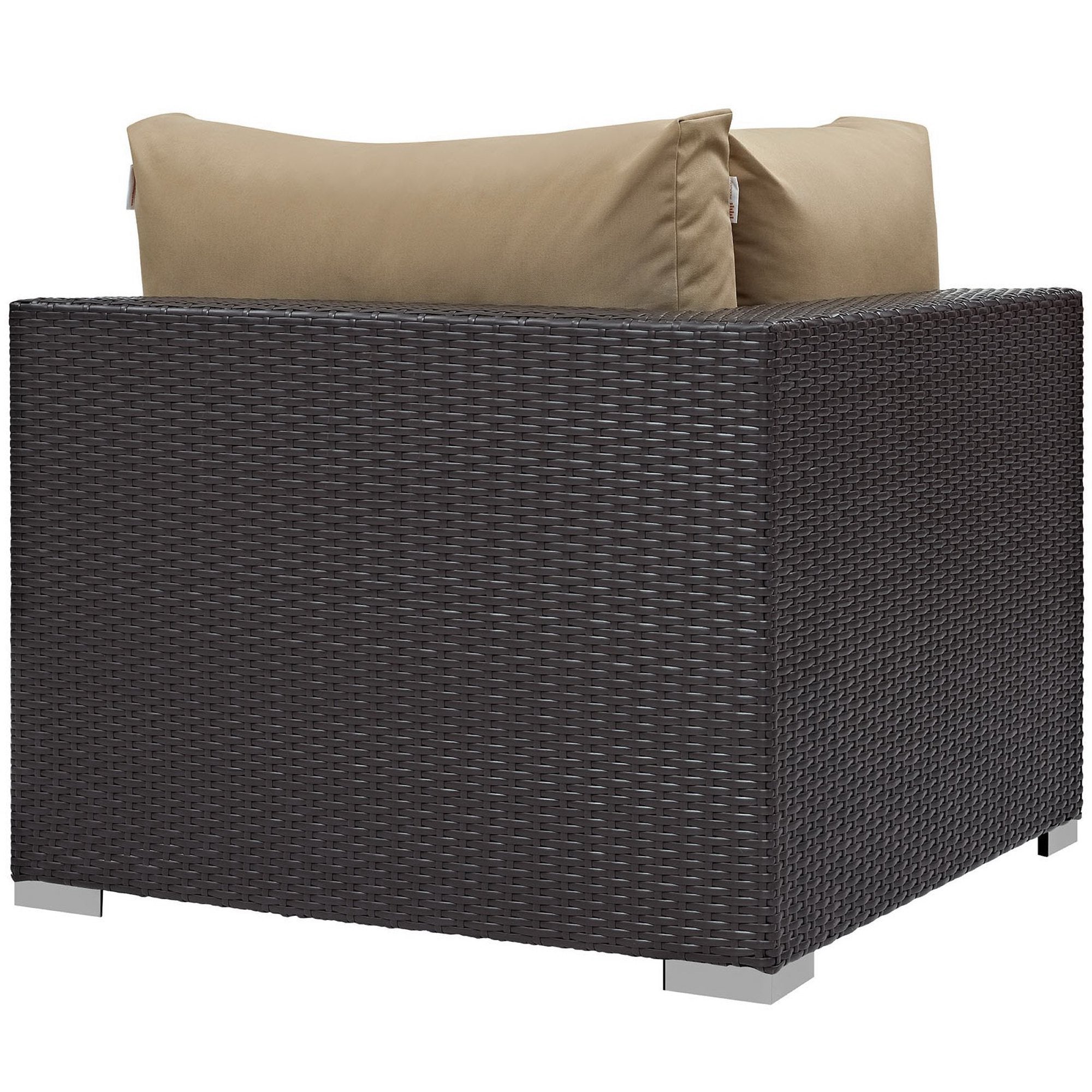 Convene Outdoor Patio Corner, Espresso Mocha