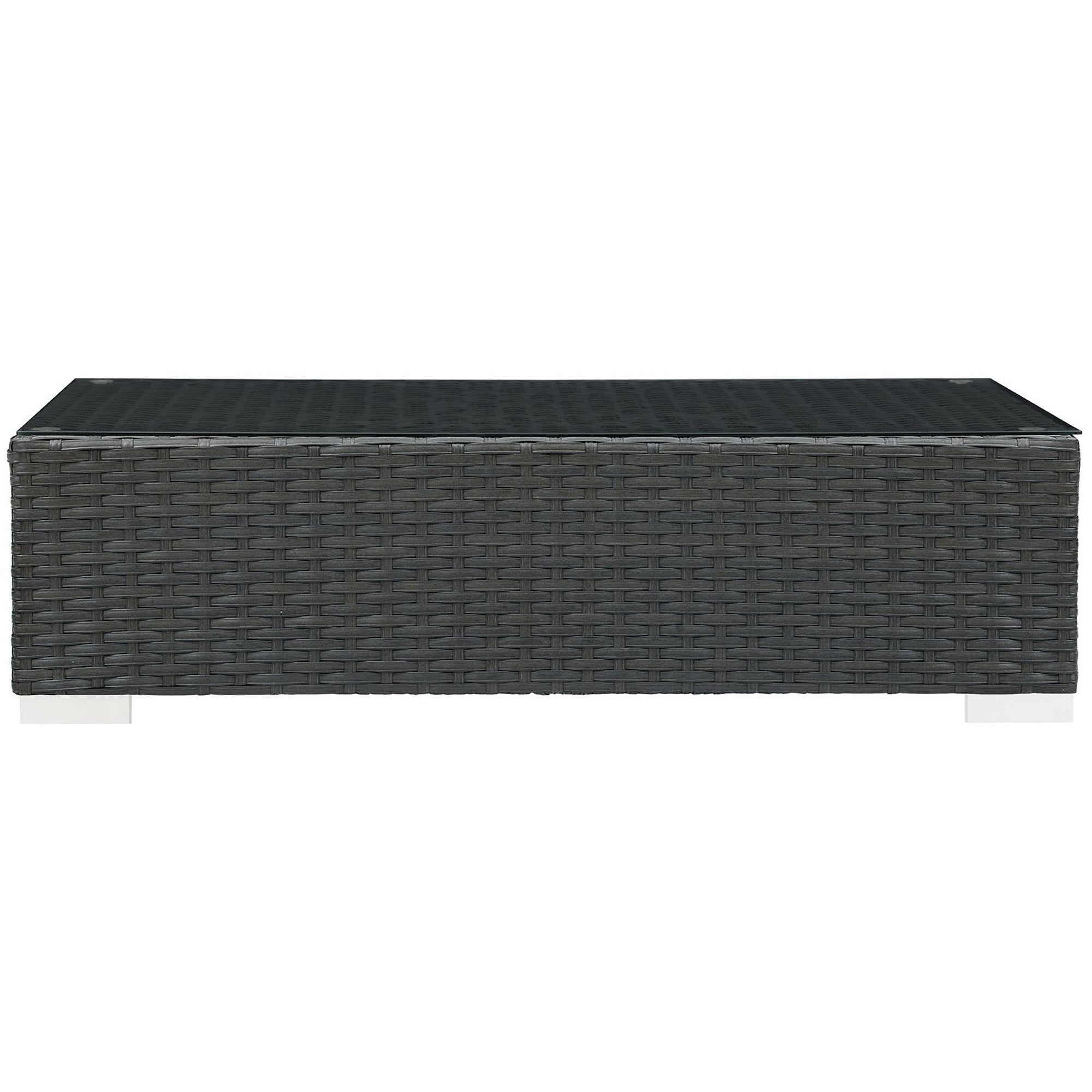 Sojourn Outdoor Patio Coffee Table, Chocolate
