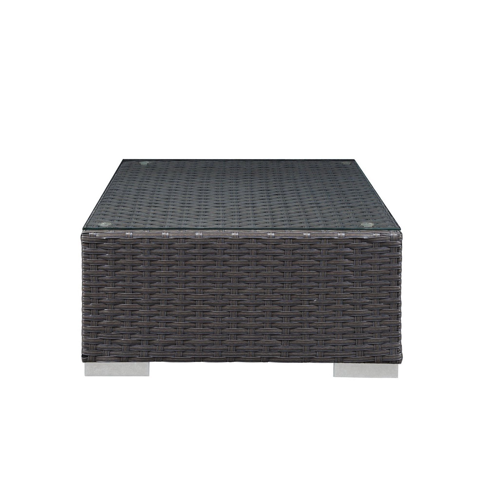 Sojourn Outdoor Patio Sunbrella® Ottoman, Canvas Navy