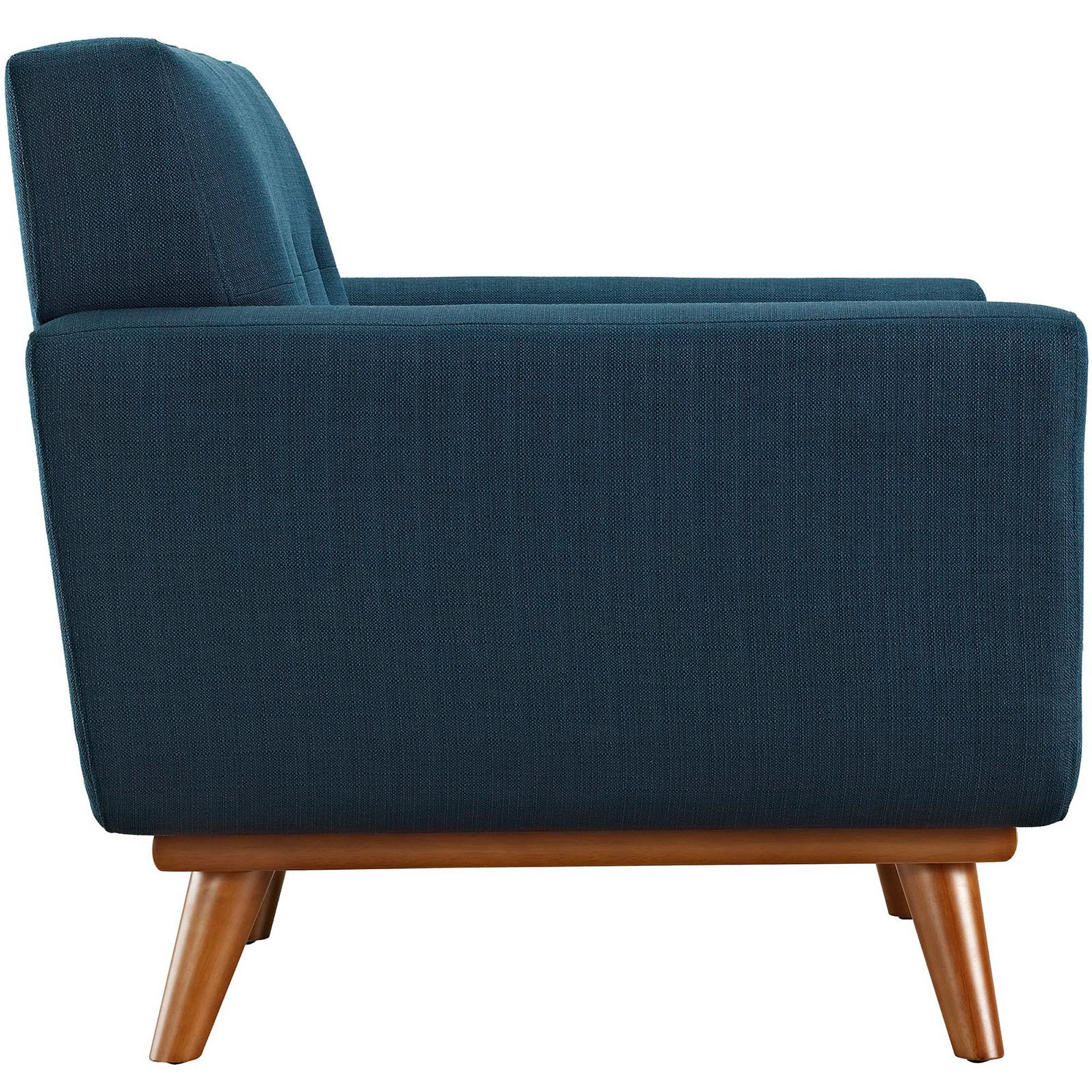 Engage 2 Piece Armchair and Ottoman, Azure