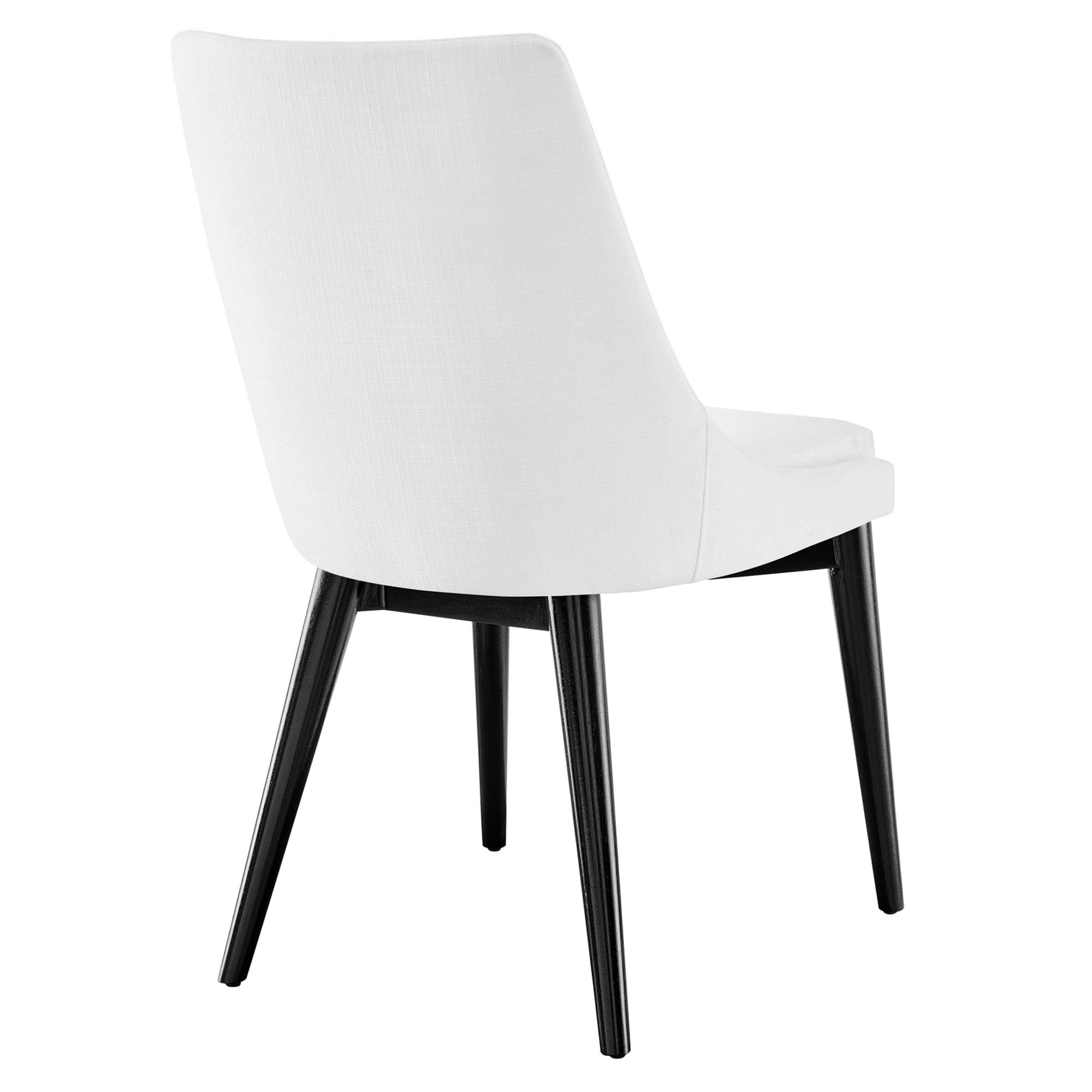 Viscount Fabric Dining Chair, White