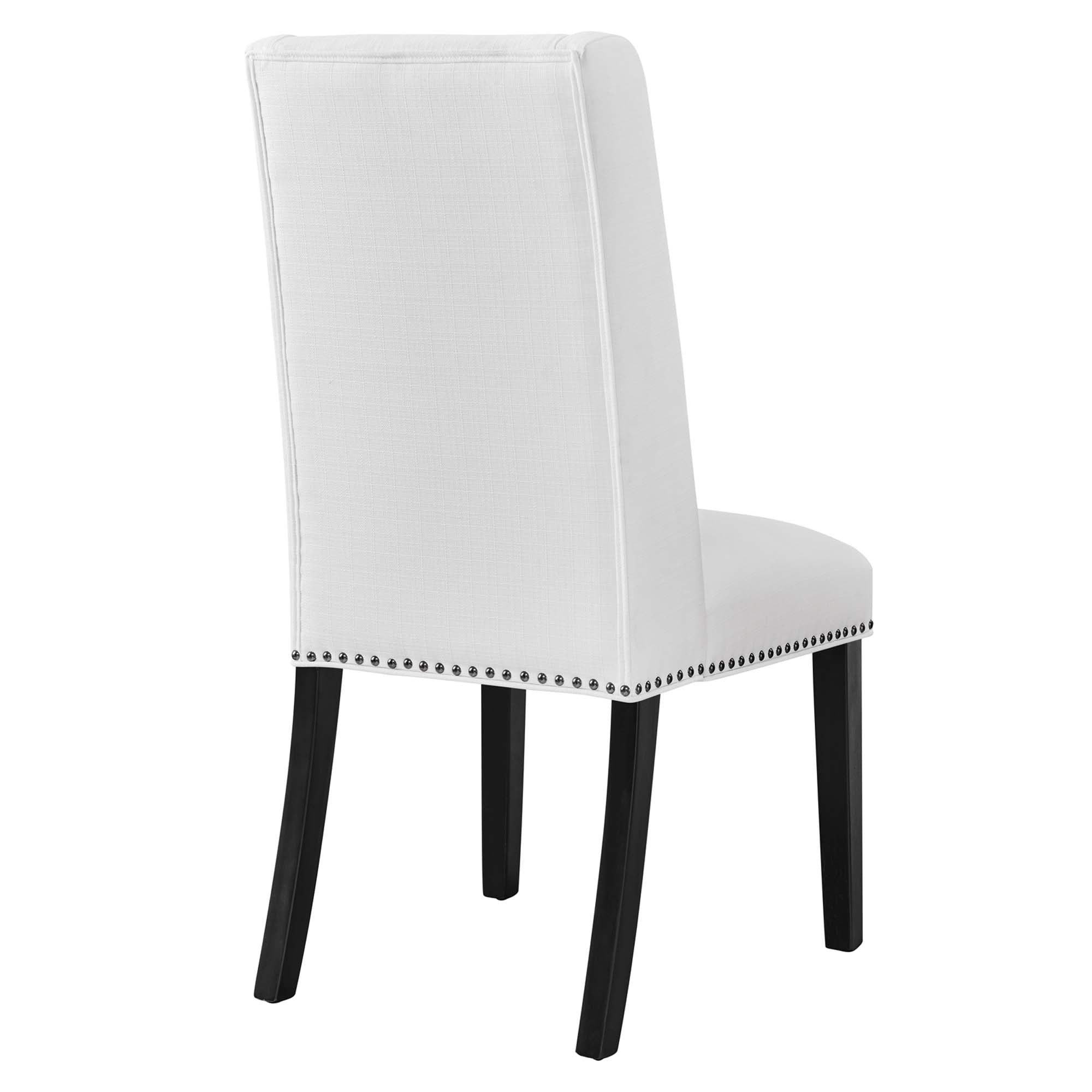 Baron Fabric Dining Chair, White