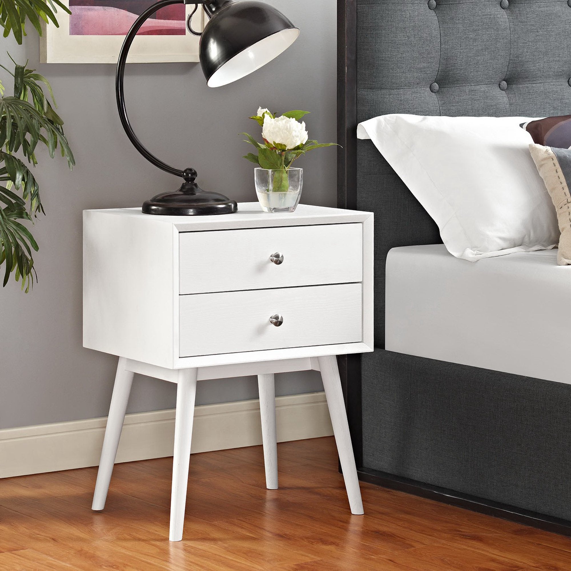 Dispatch Nightstand, White