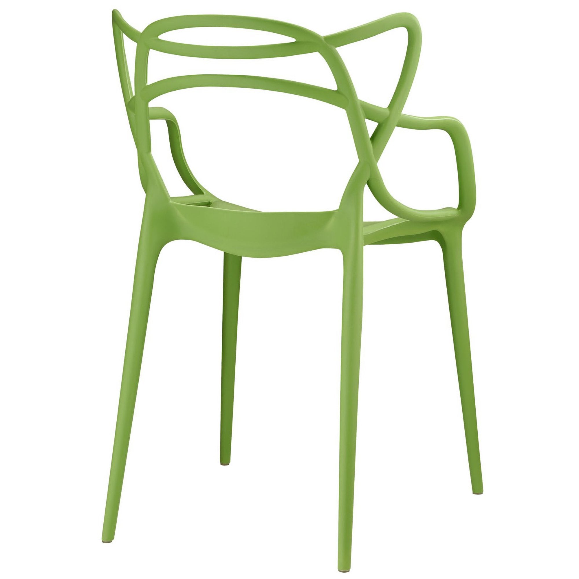 Entangled Dining Set Set of 4, Green