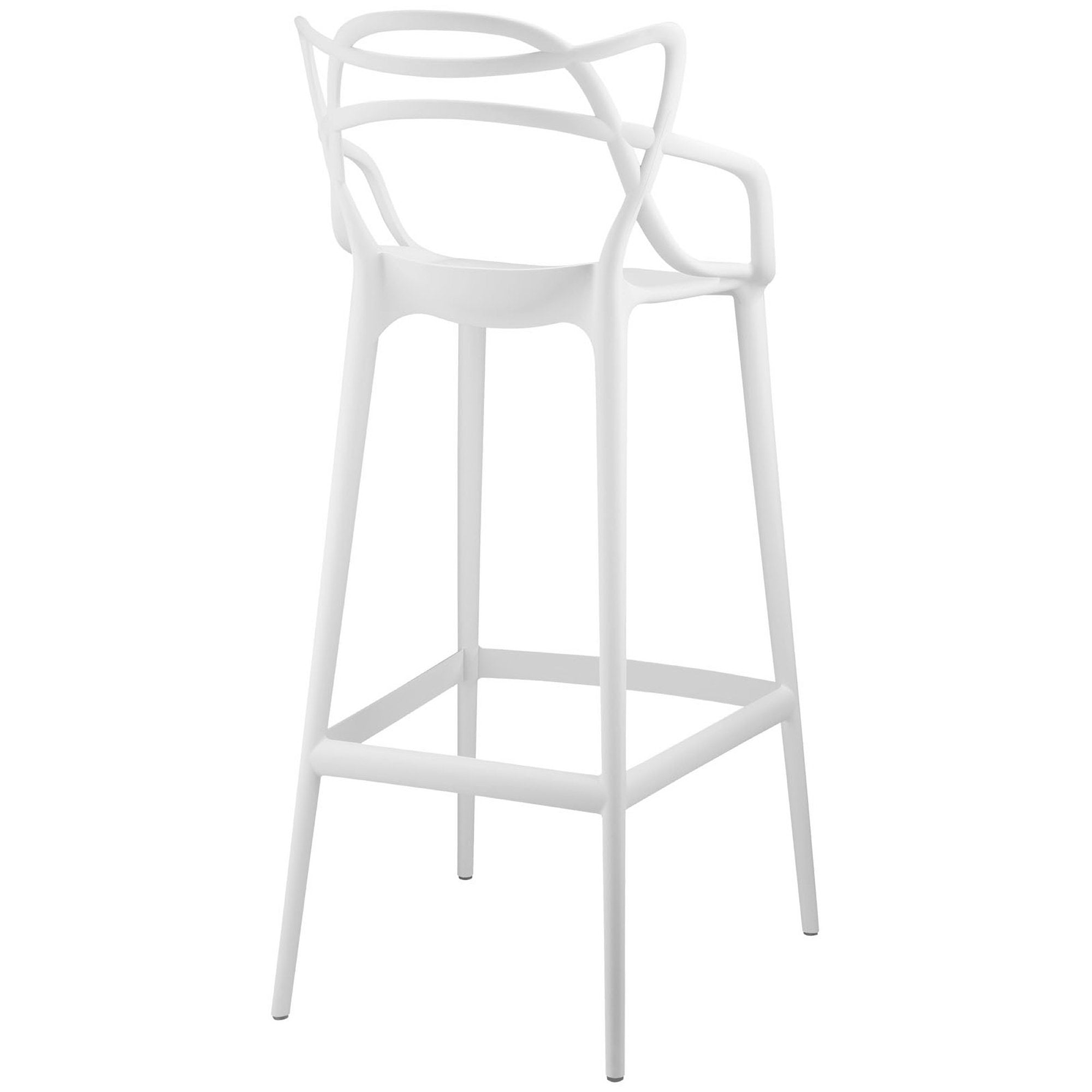 Entangled Bar Stool Set of 2, White