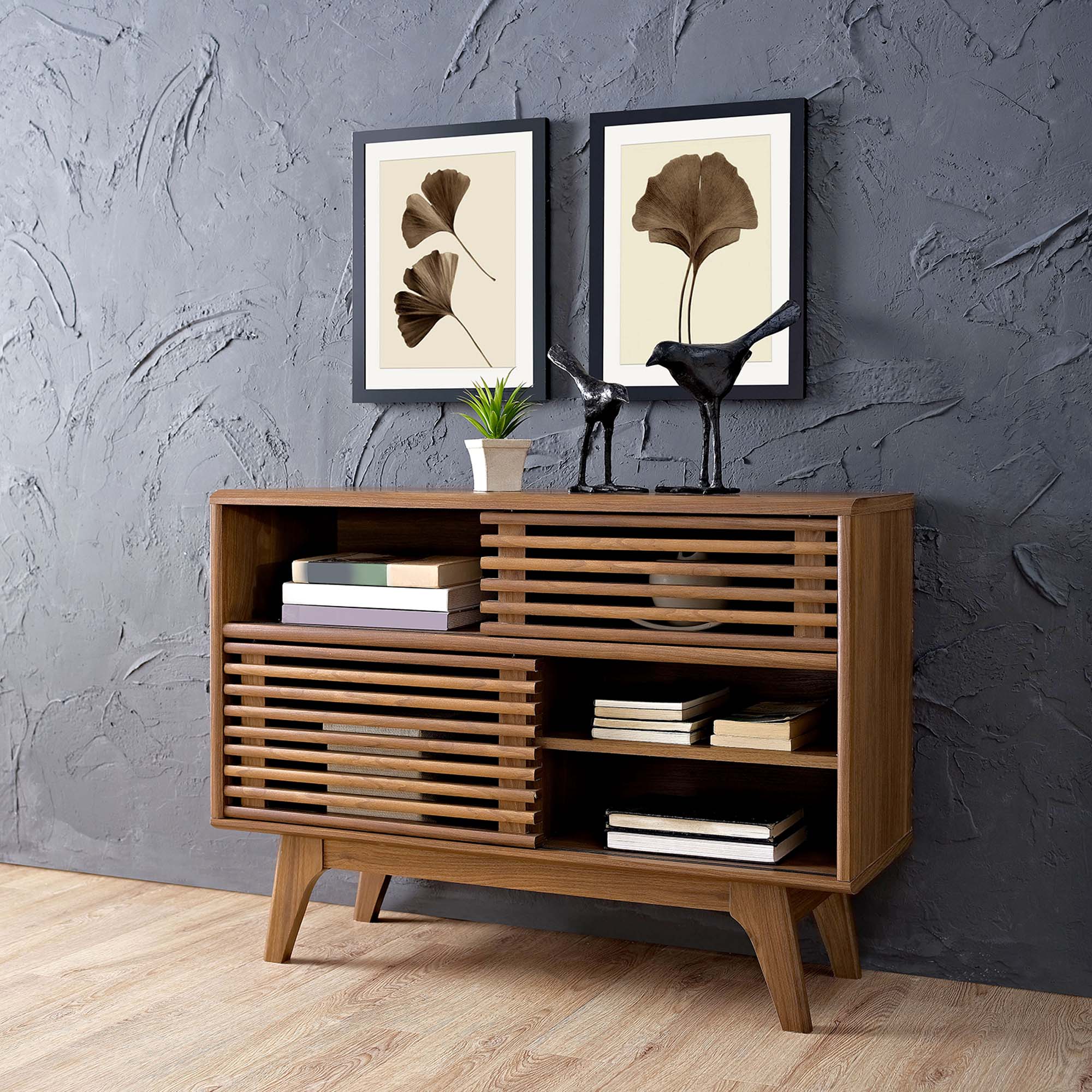 Render Display Stand, Walnut