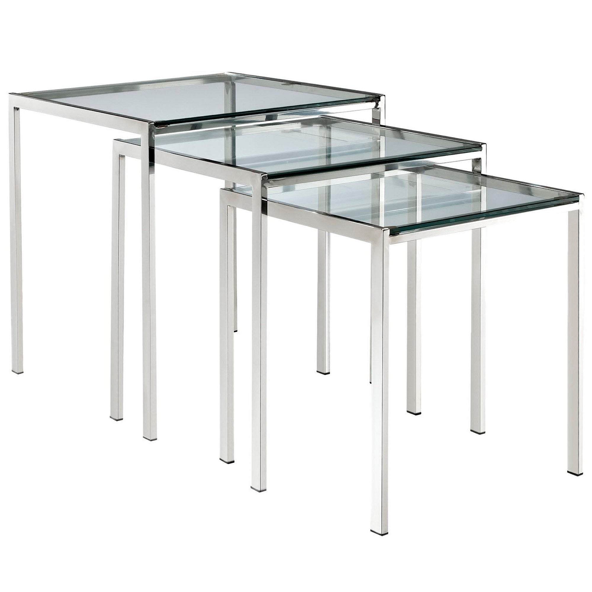 Nimble Nesting Table, Silver