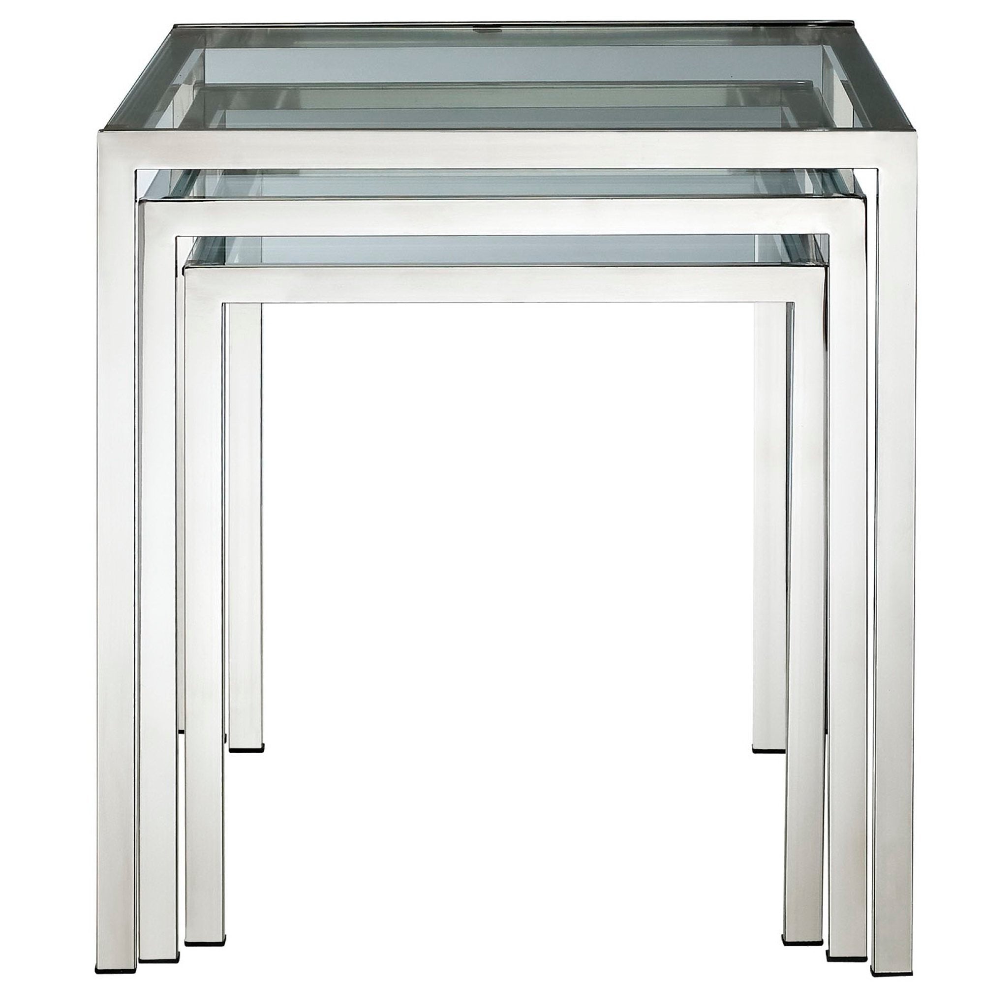 Nimble Nesting Table, Silver