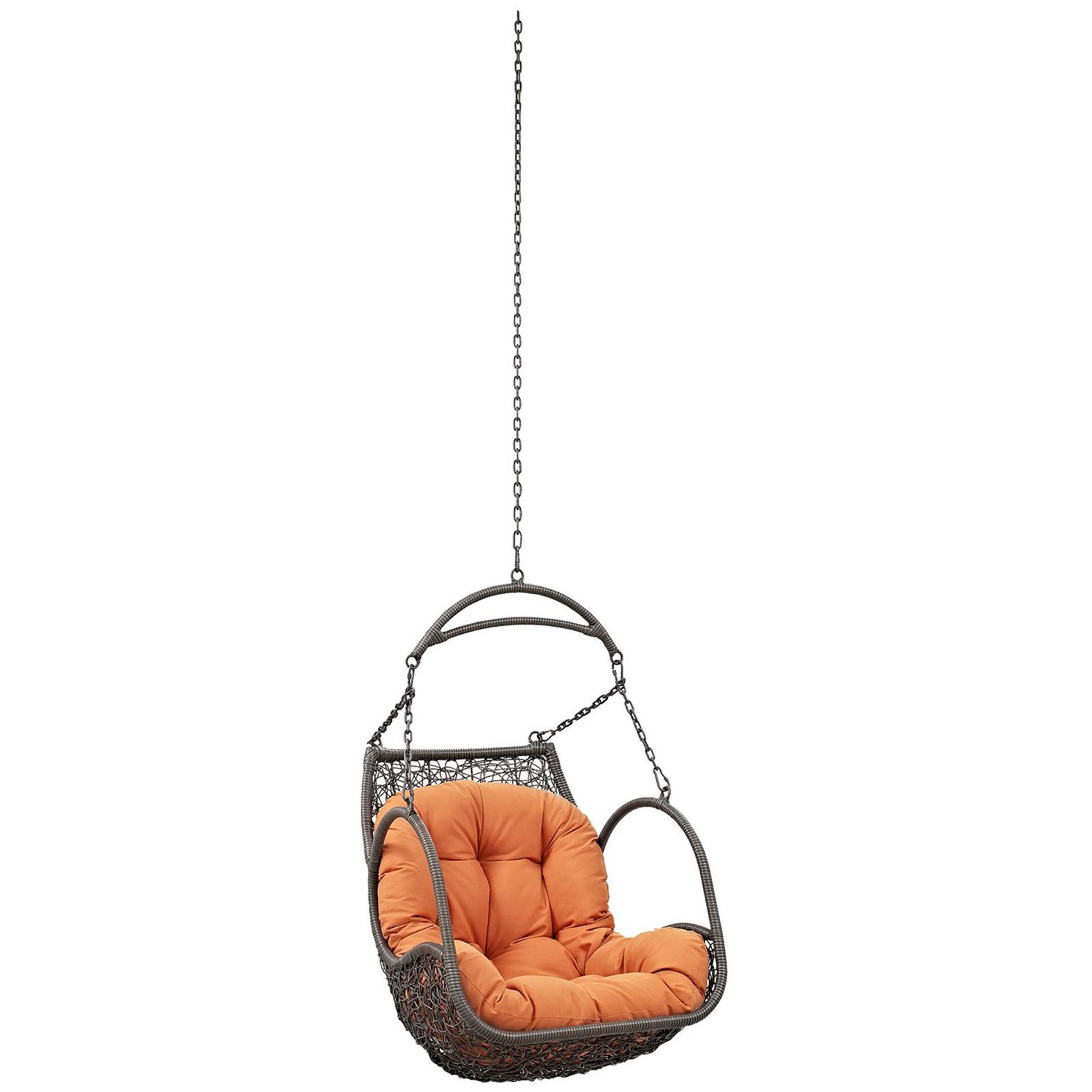 Arbor Outdoor Patio Swing Chair Without Stand, Orange
