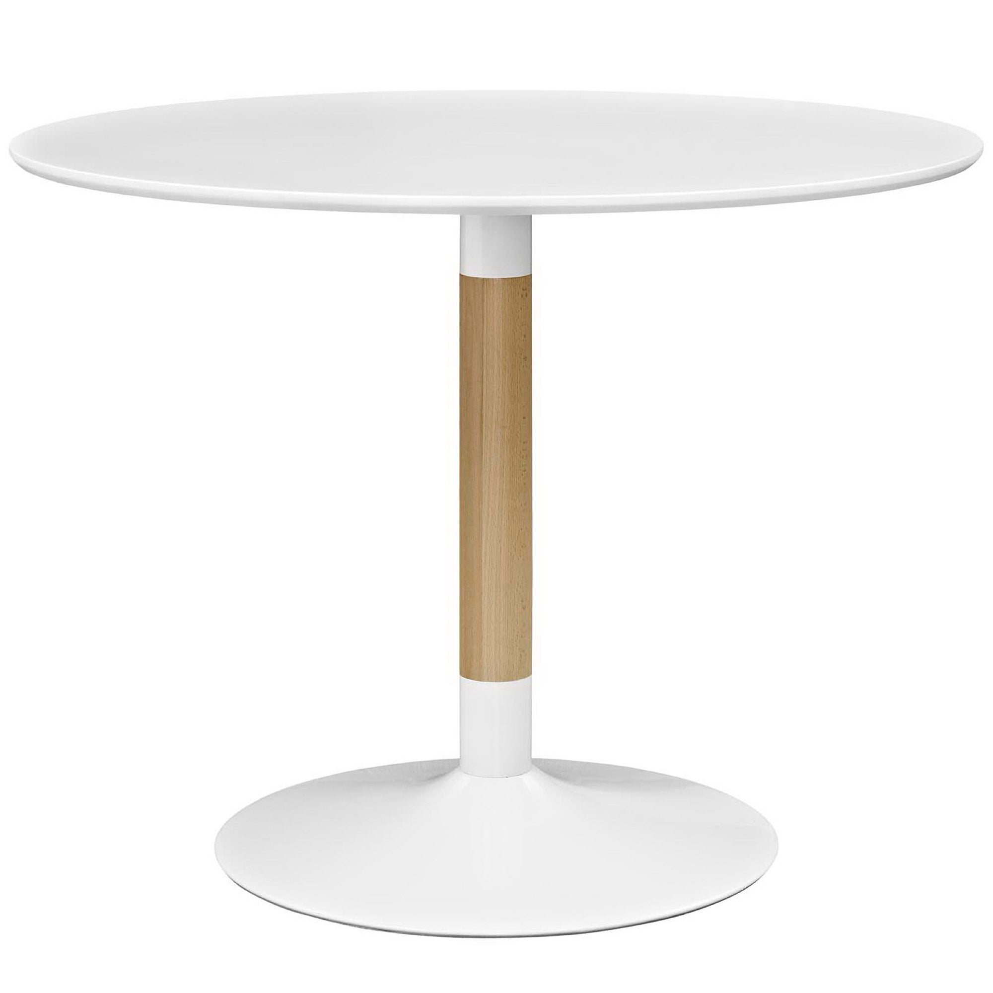 Whirl Round Dining Table, White