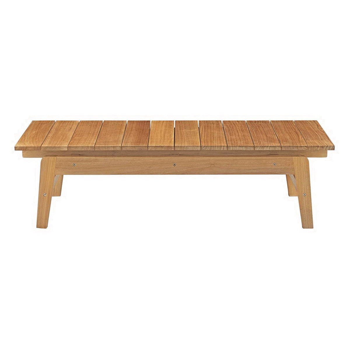 Bayport 4 Piece Outdoor Patio Teak Set, Natural White - Model EEI-3107