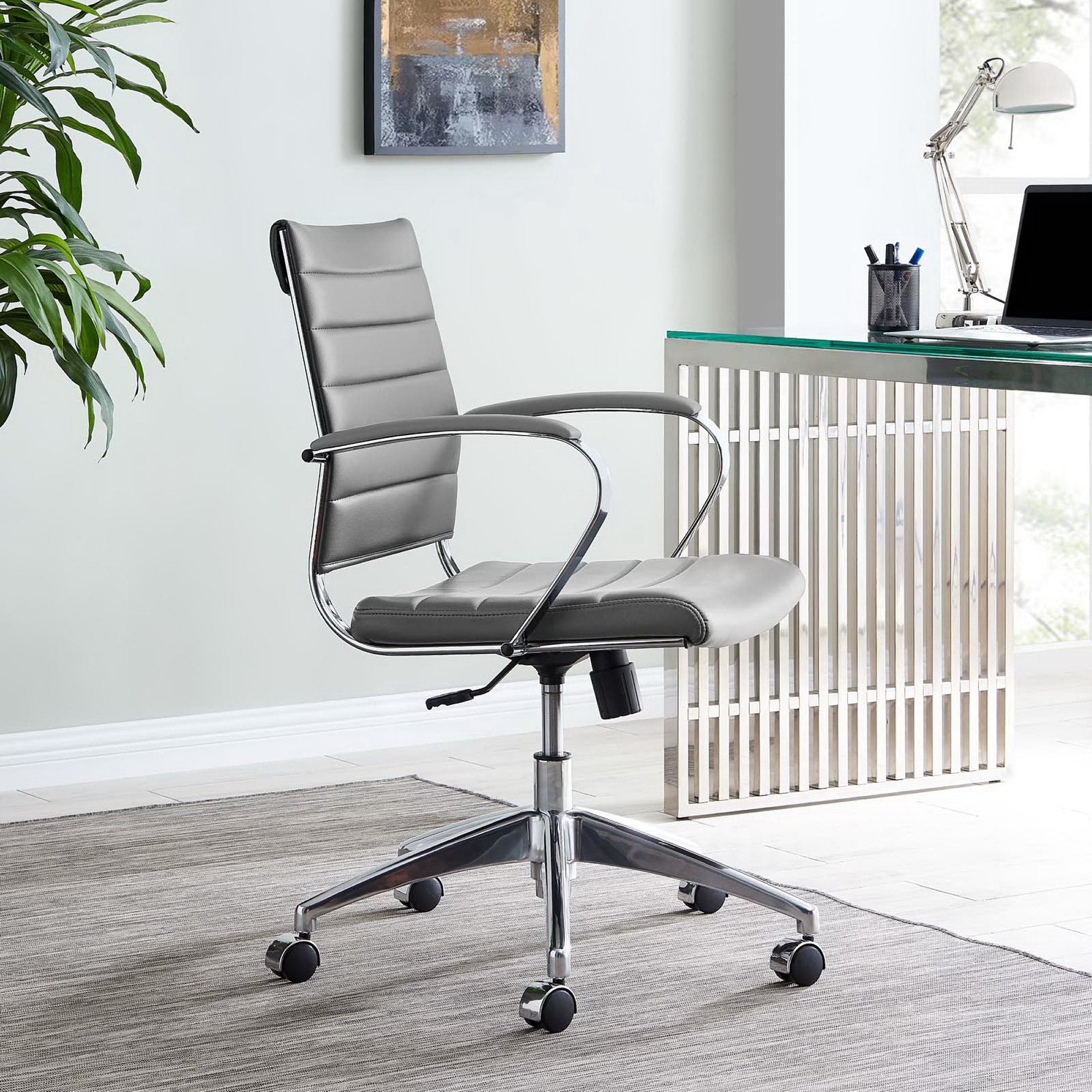 Jive Mid Back Office Chair, Gray