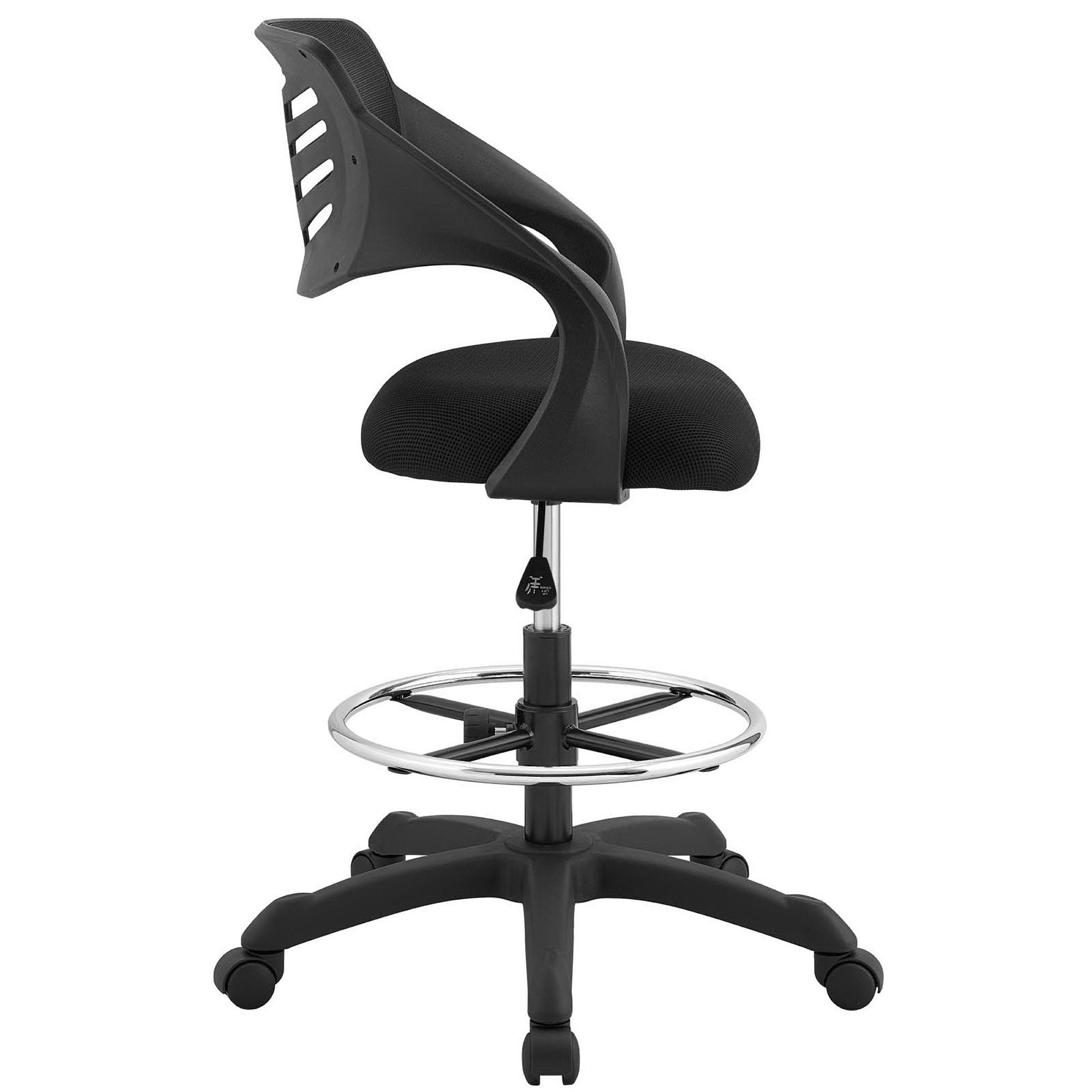 Thrive Mesh Drafting Chair, Black