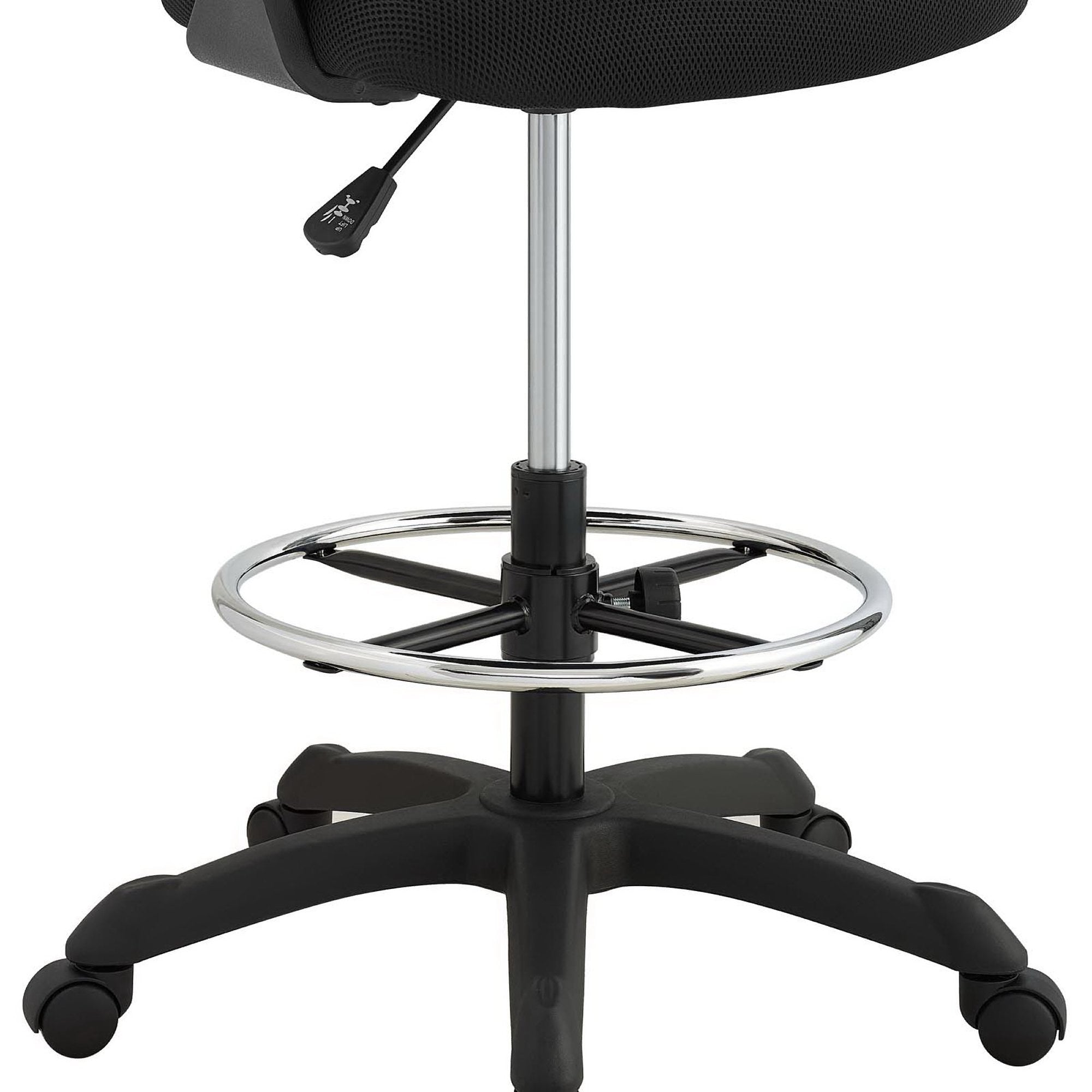 Thrive Mesh Drafting Chair, Black