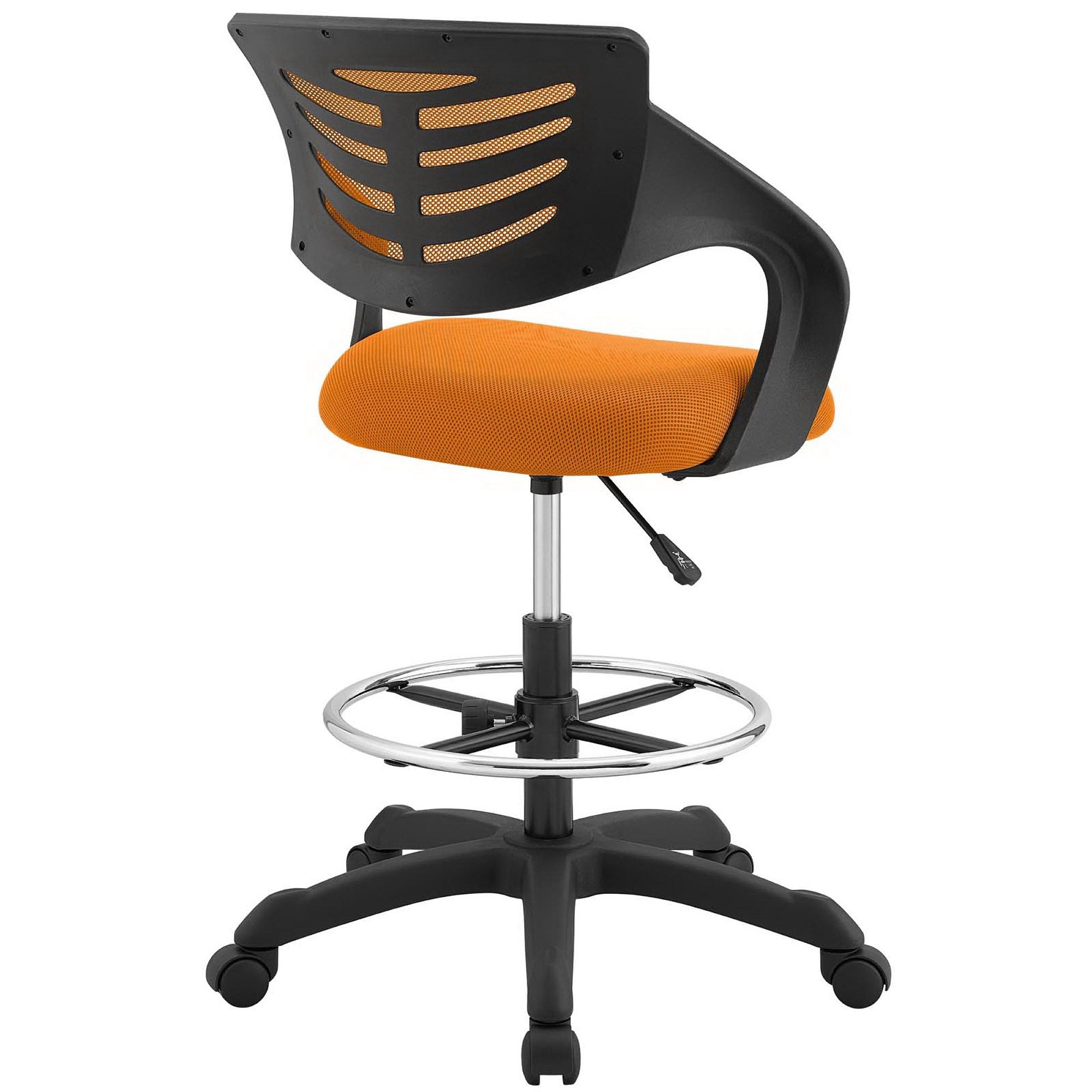 Thrive Mesh Drafting Chair, Orange