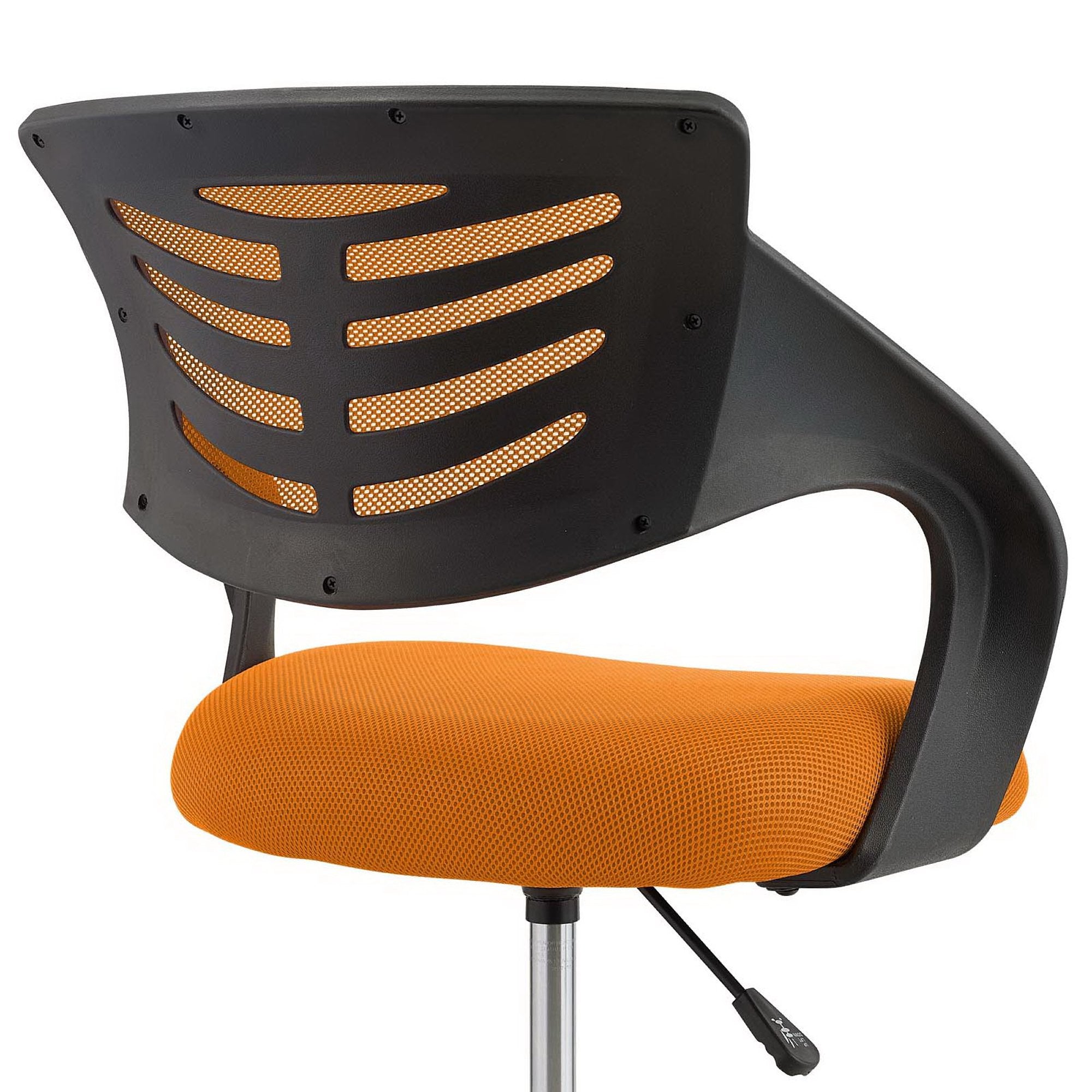 Thrive Mesh Drafting Chair, Orange
