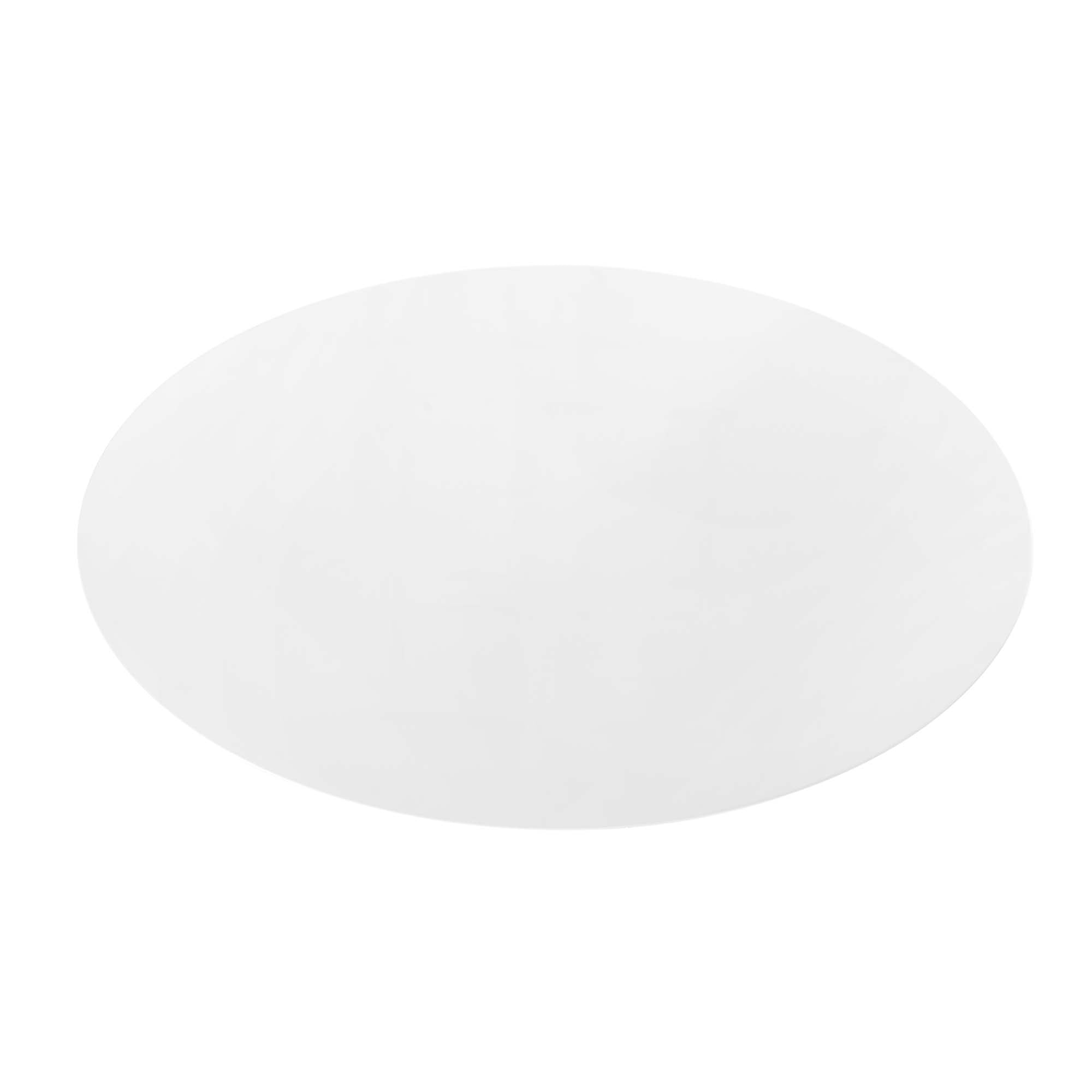 Lippa 60" Oval Wood Dining Table, Gold White