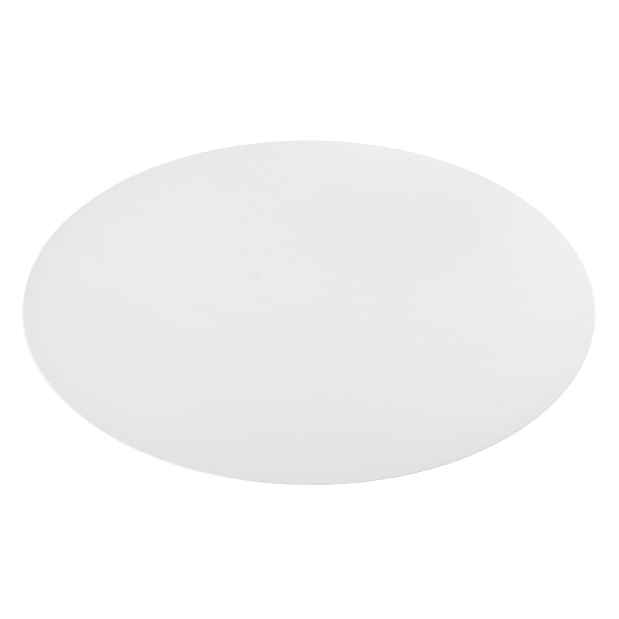 Lippa 78" Oval Wood Dining Table, Gold White