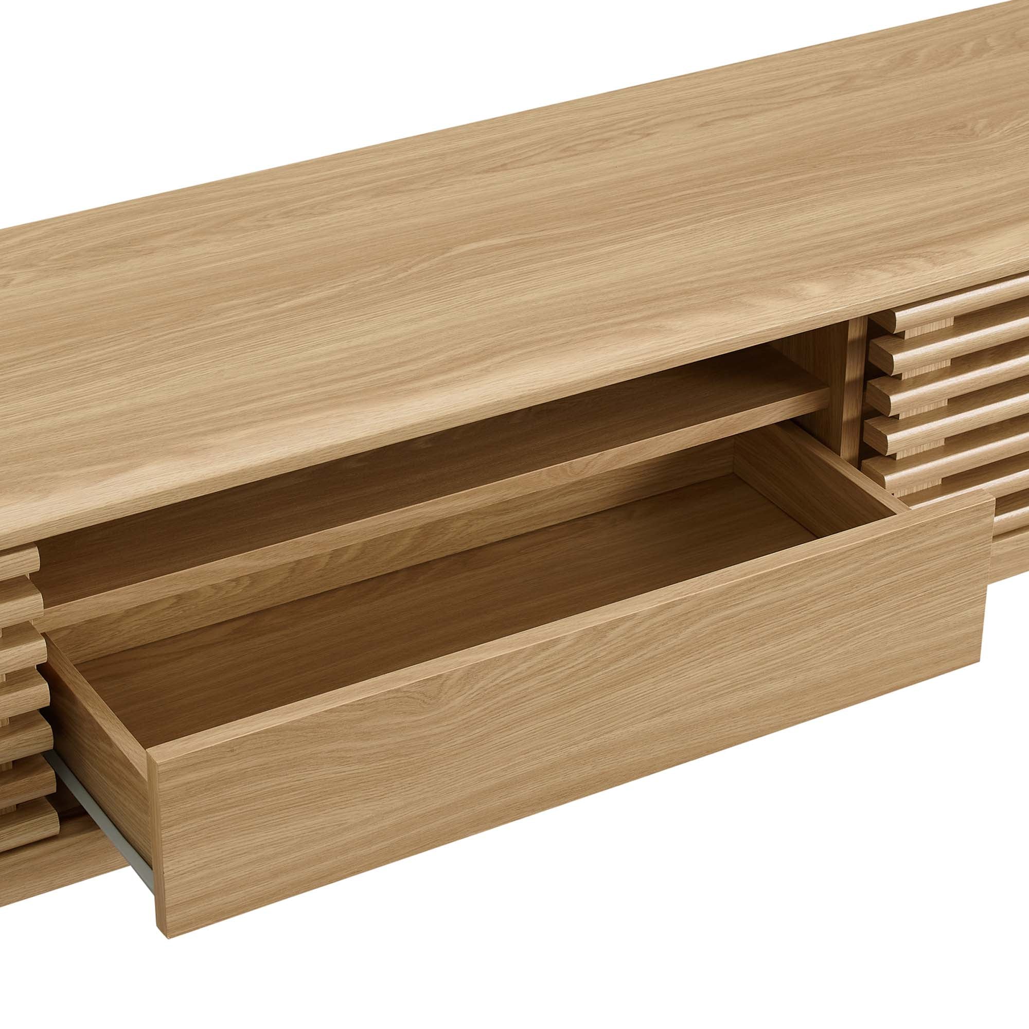 Render 70" TV Stand, Oak