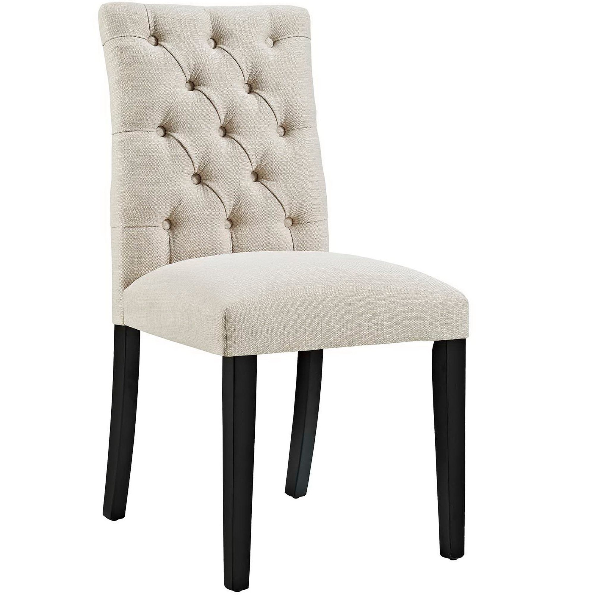 Duchess Fabric Dining Chair Set of 4, Beige