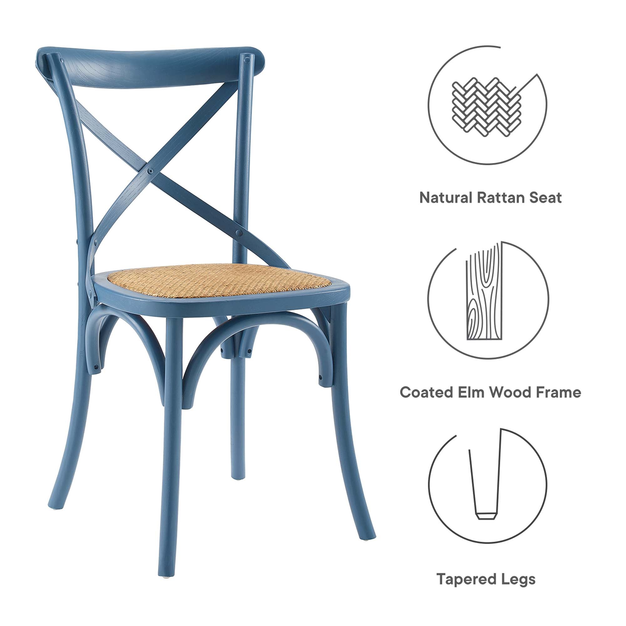 Gear Dining Side Chair Set of 2, Harbor