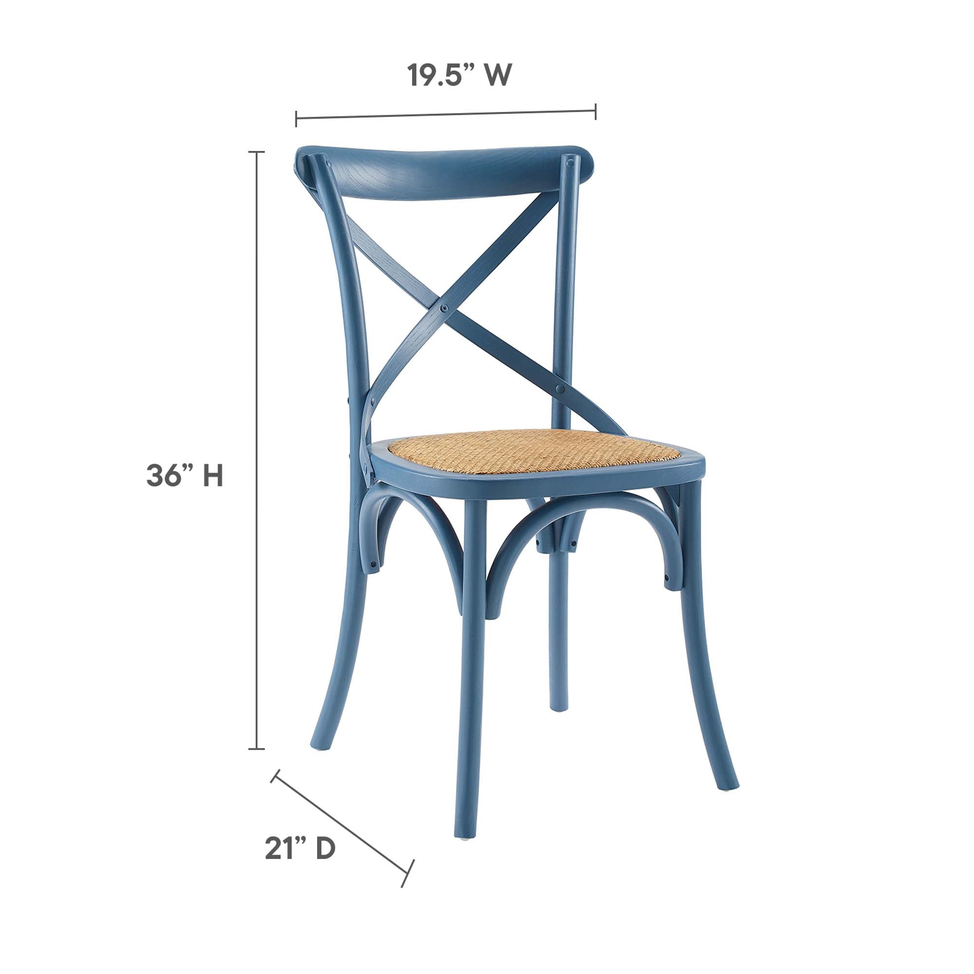 Gear Dining Side Chair Set of 2, Harbor