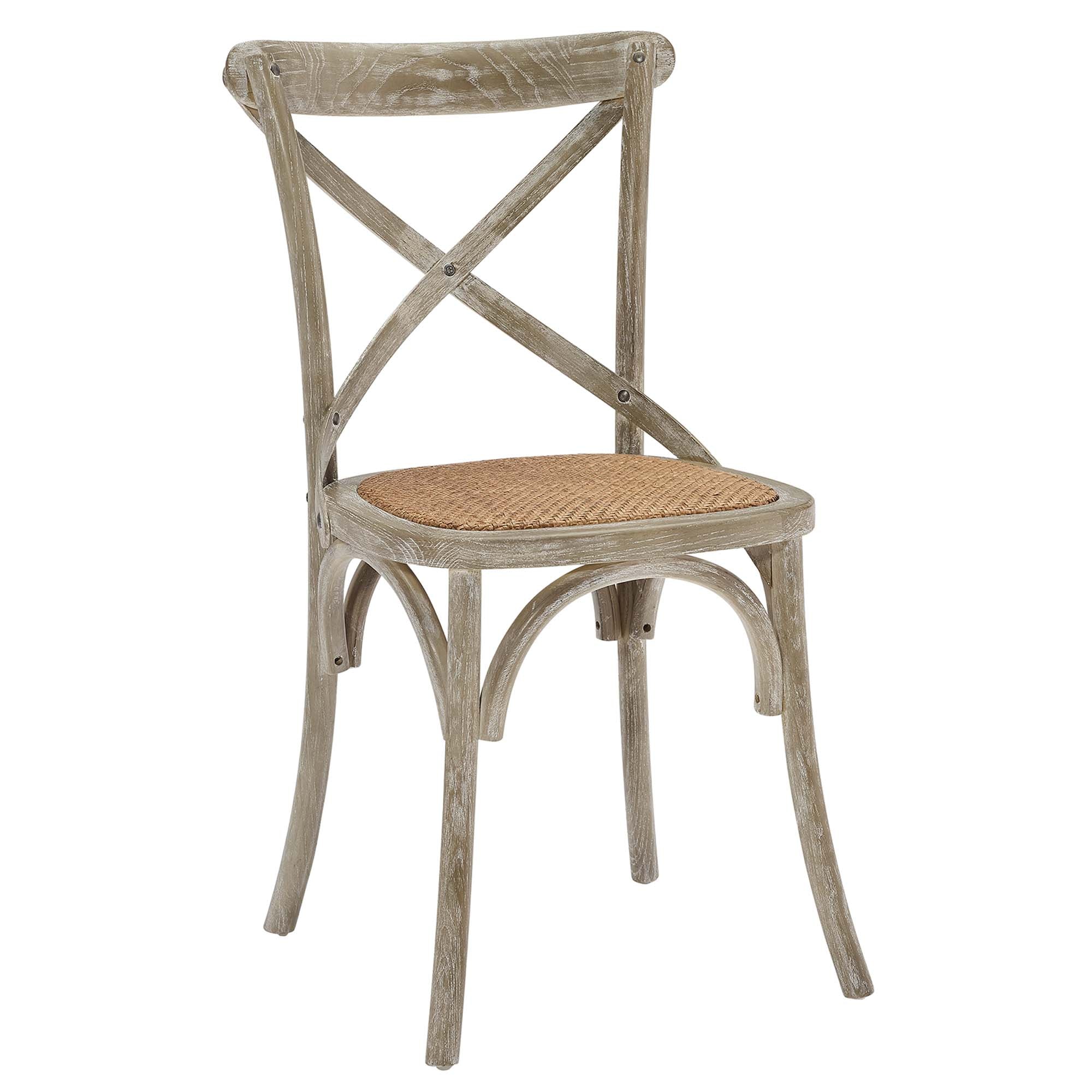 Gear Dining Side Chair Set of 4, Gray