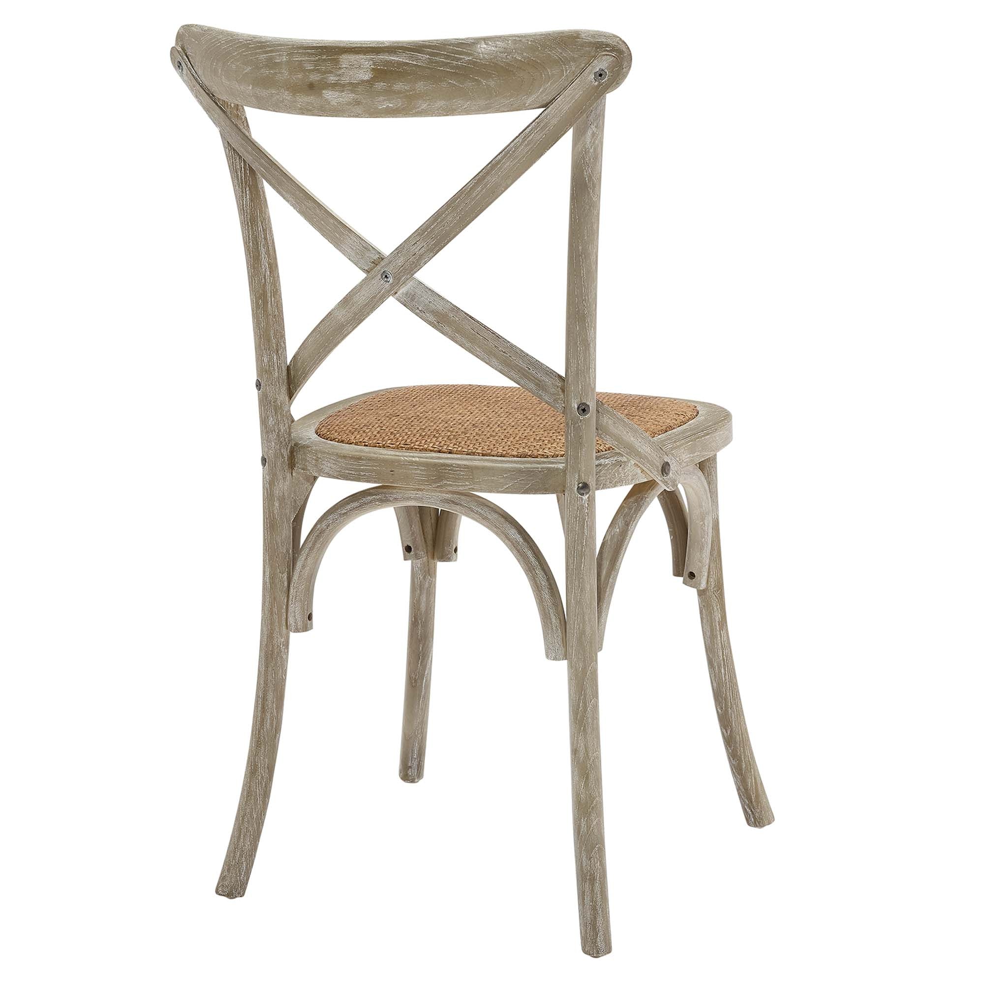 Gear Dining Side Chair Set of 4, Gray