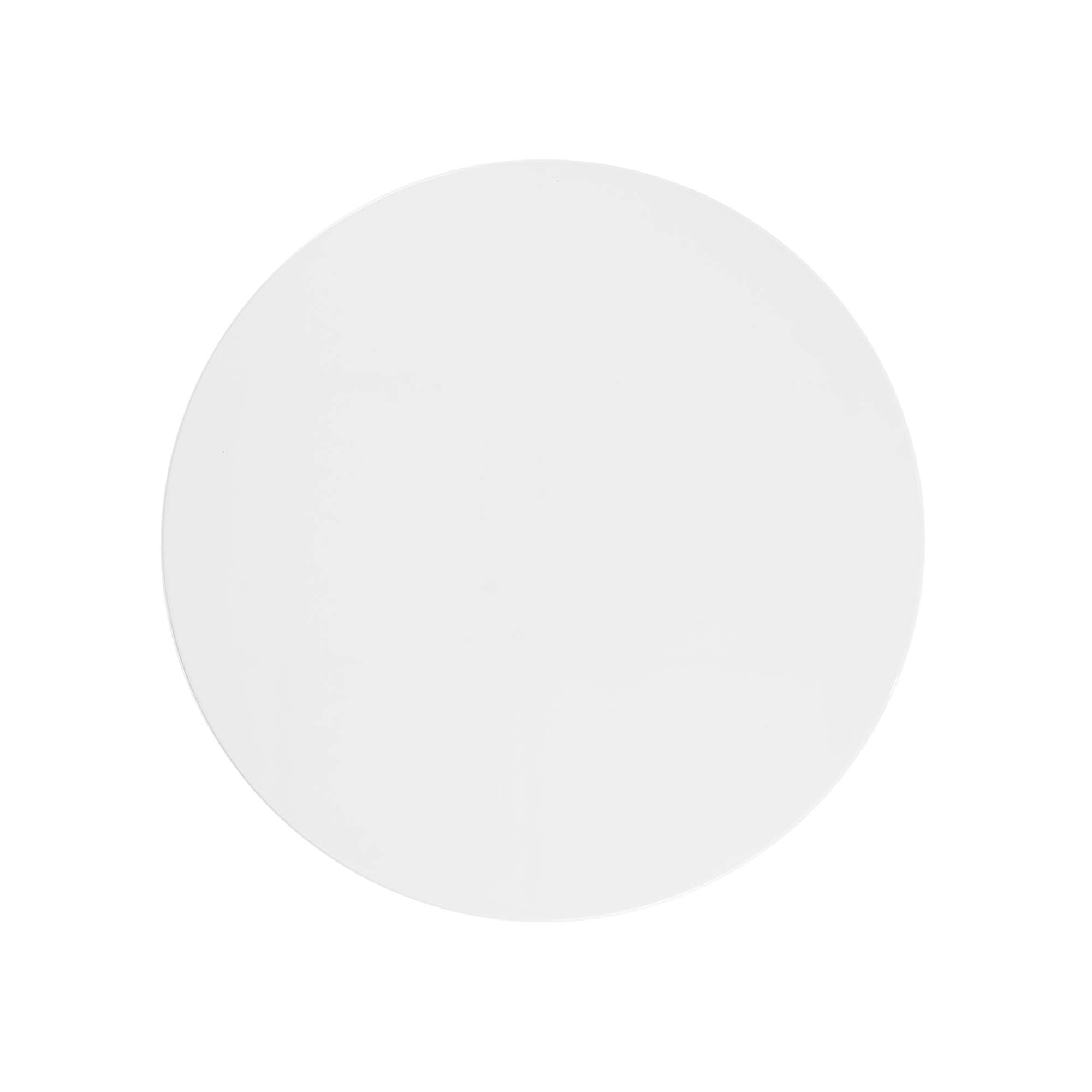 Lippa 28" Round Wood Dining Table, Black White