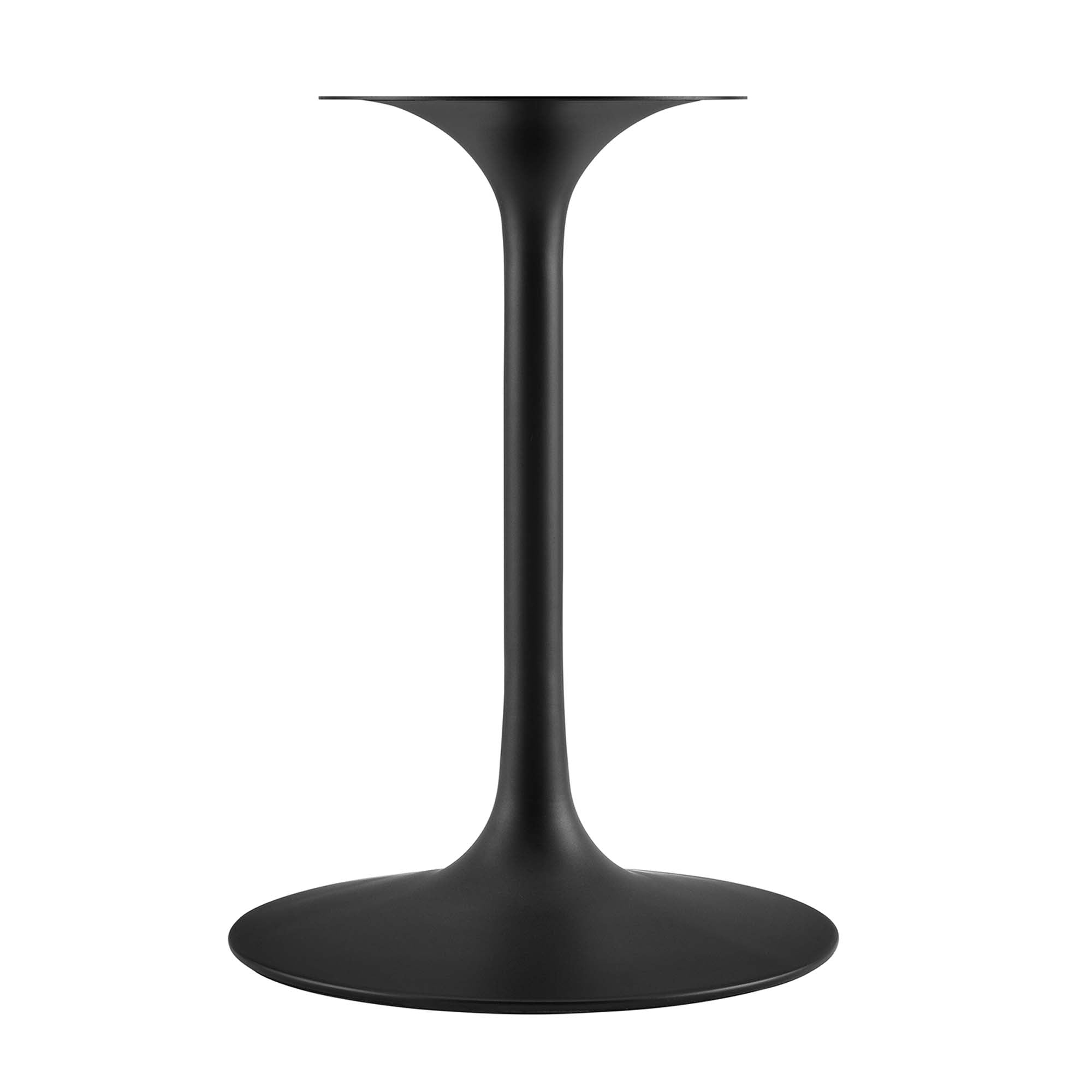 Lippa 28" Round Wood Dining Table, Black White