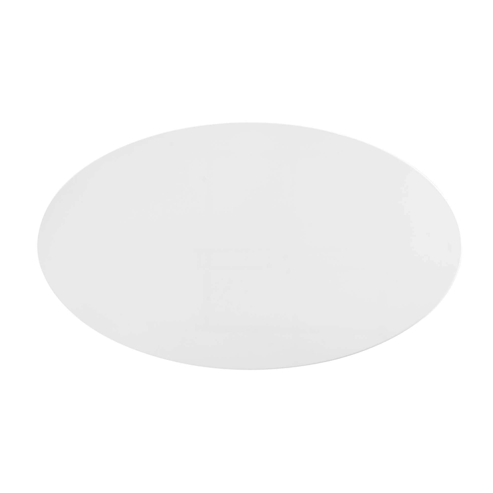Lippa 48" Oval Wood Dining Table, Black White