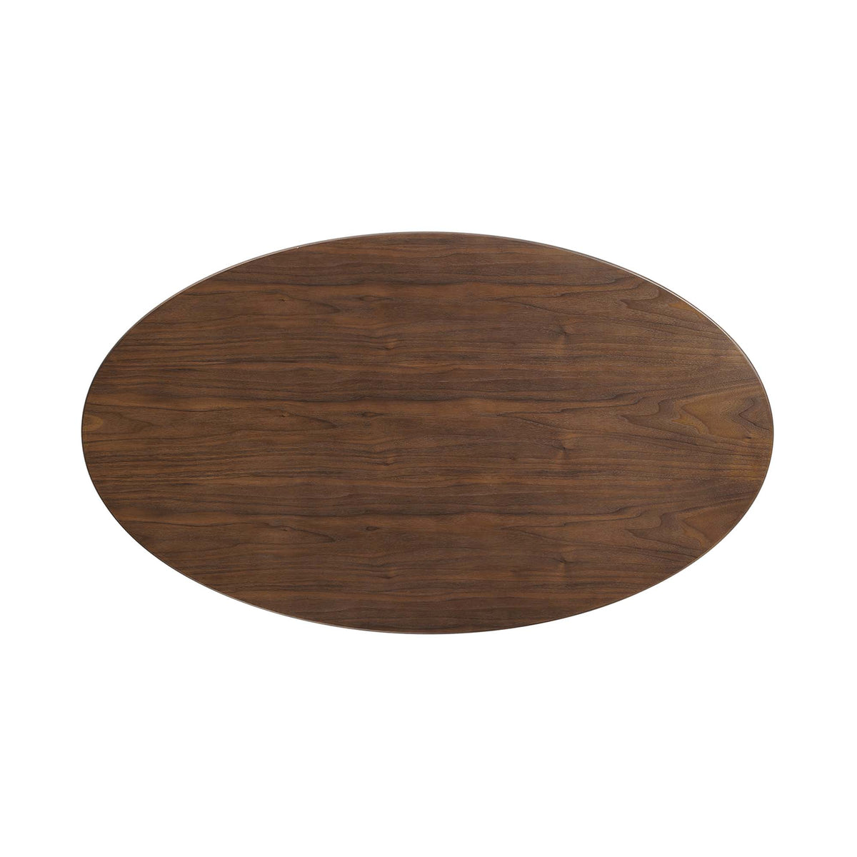 Lippa 48" Oval Wood Dining Table, Black Walnut