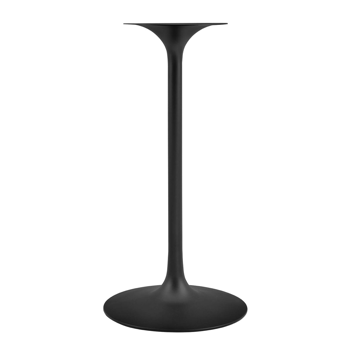 Lippa 28" Round Faux Marble Bar Table, Black White