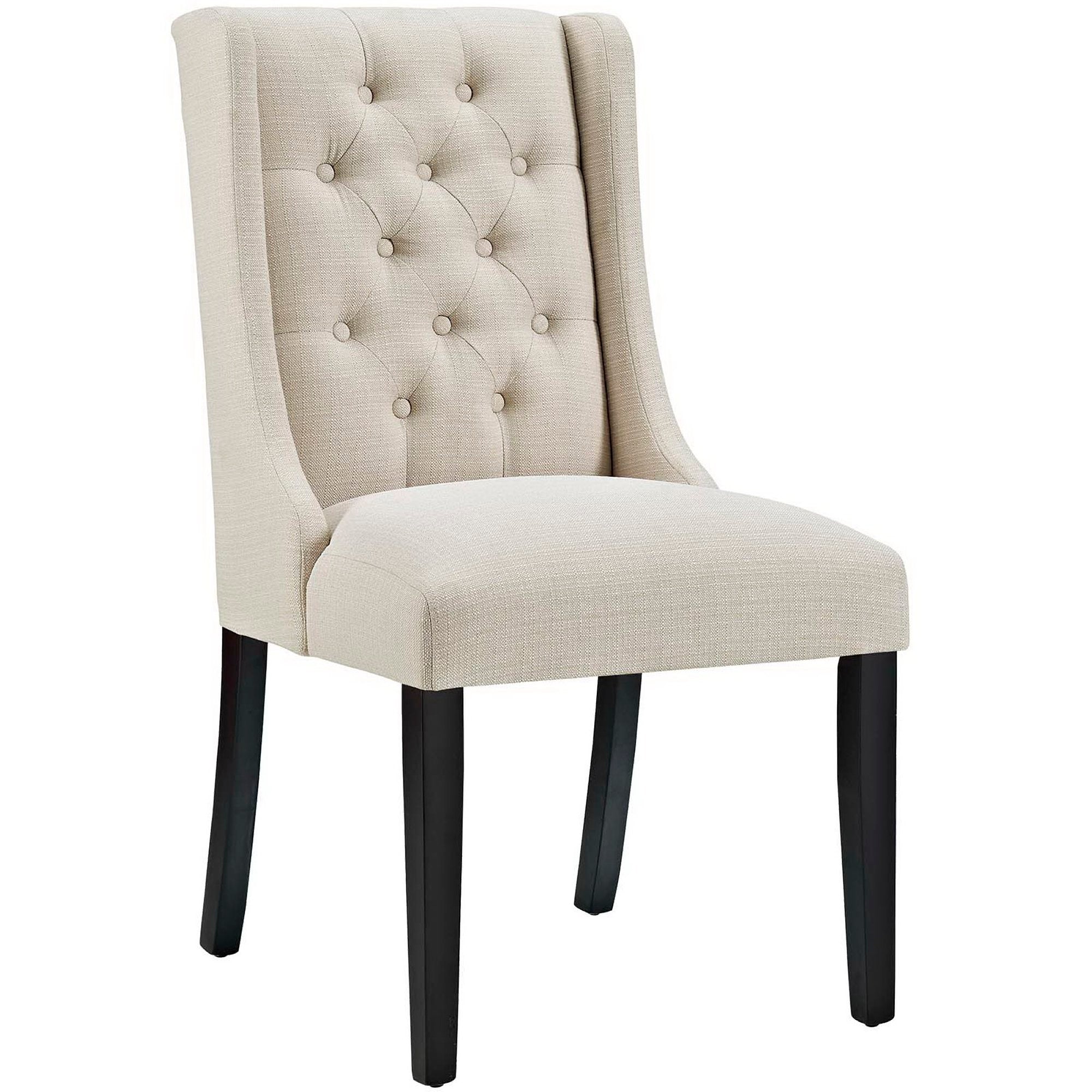 Baronet Fabric Dining Chair Set of 4, Beige