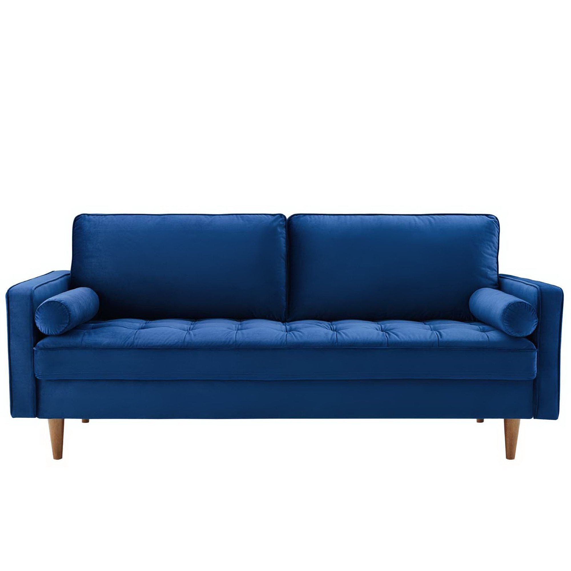 Valour Performance Velvet Sofa, Navy