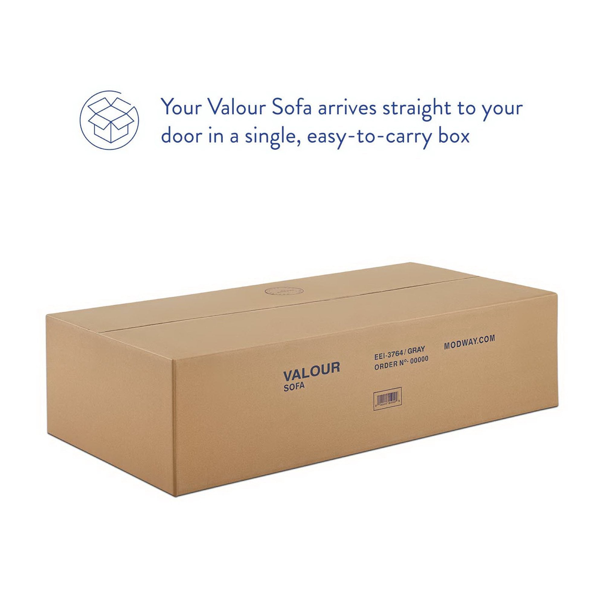 Valour Performance Velvet Sofa, Navy