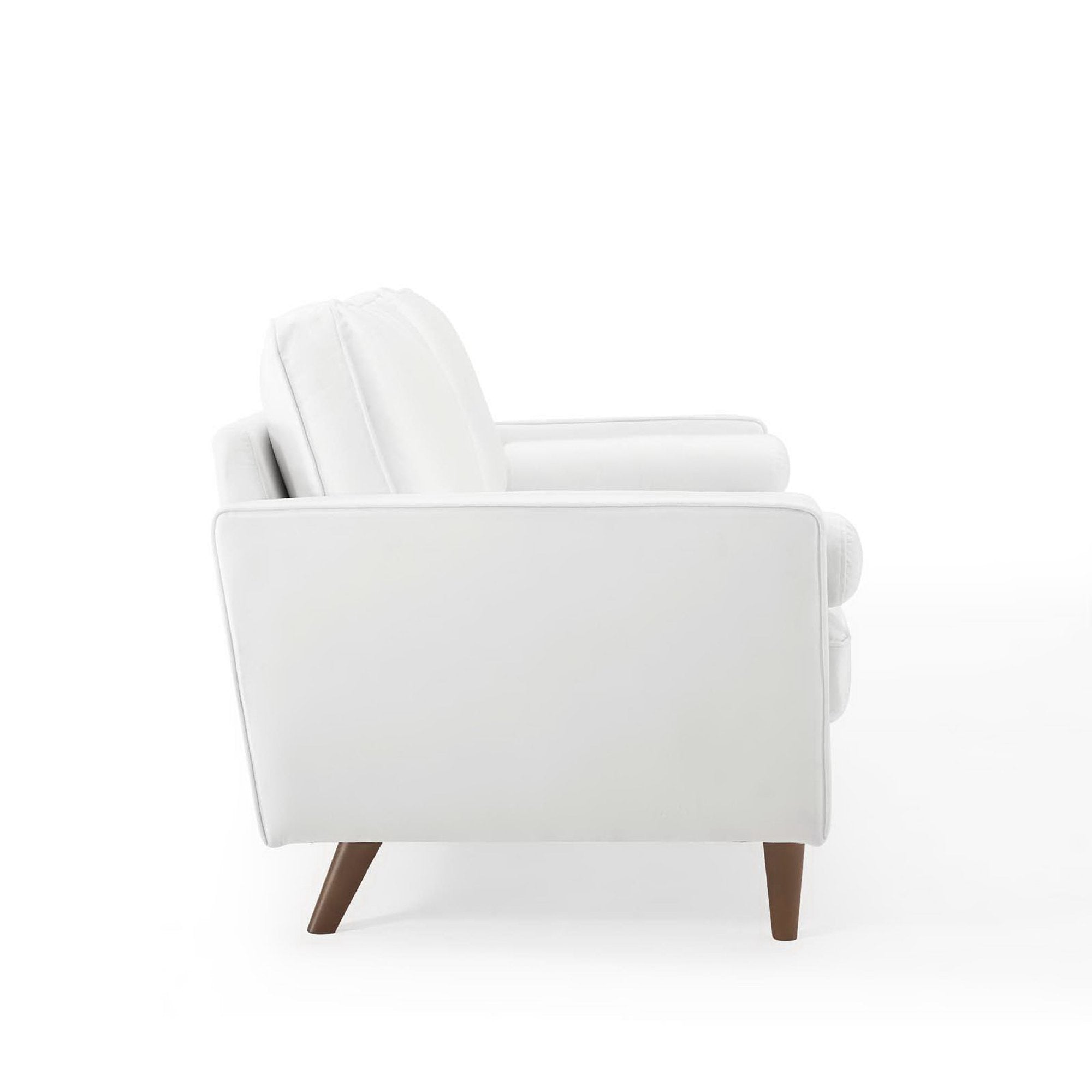 Valour Performance Velvet Sofa, White