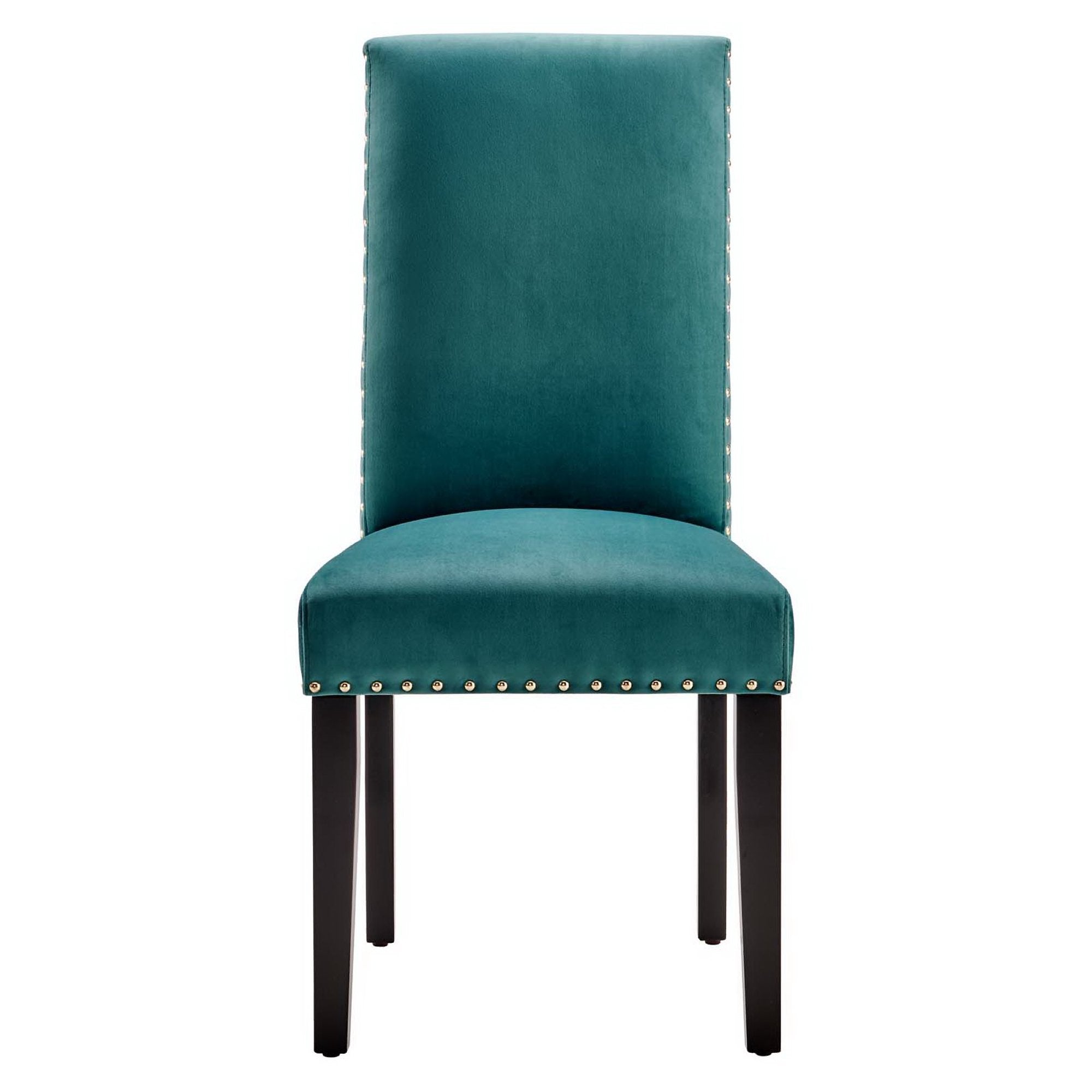 Parcel Performance Velvet Dining Side Chairs Set of 2, Teal