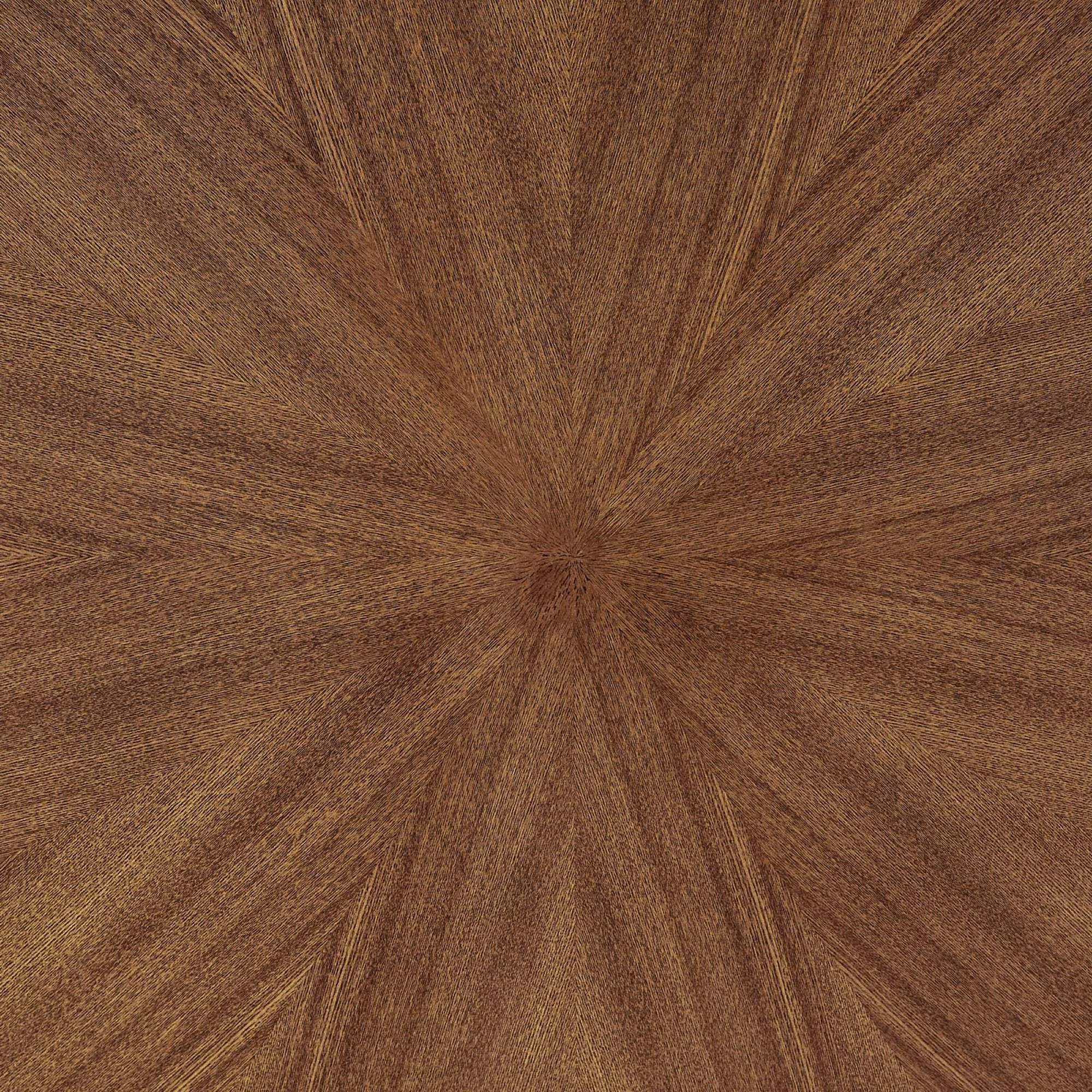 Crossroads 47" Round Wood Dining Table, Walnut