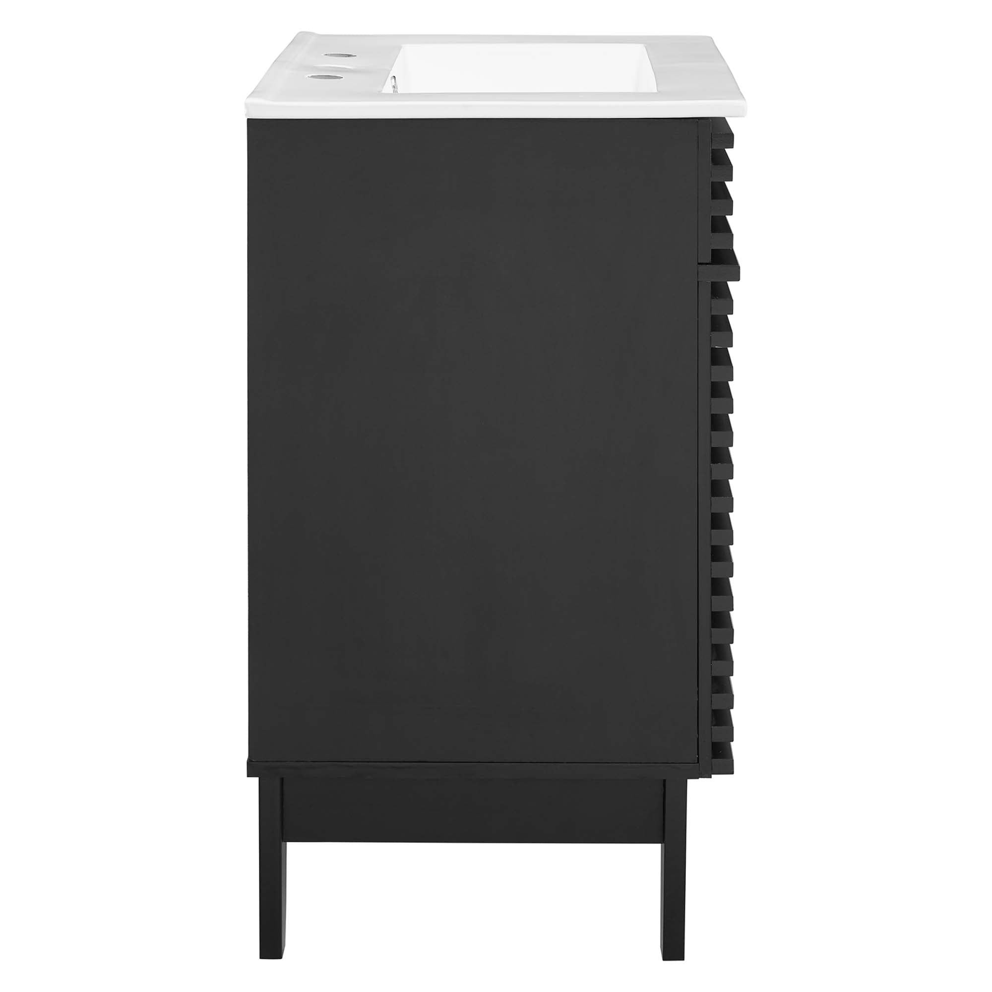 Render 24" Bathroom Vanity, Black White