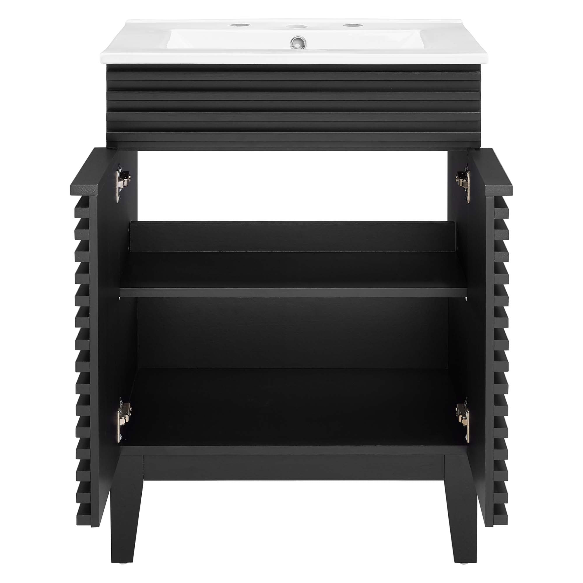 Render 24" Bathroom Vanity, Black White